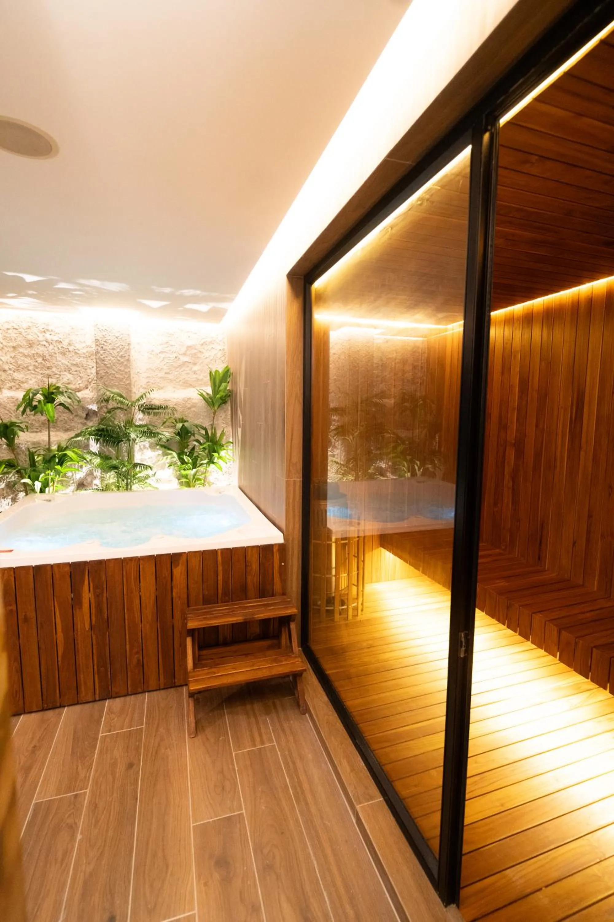 Sauna in Zi One Luxury Hotel