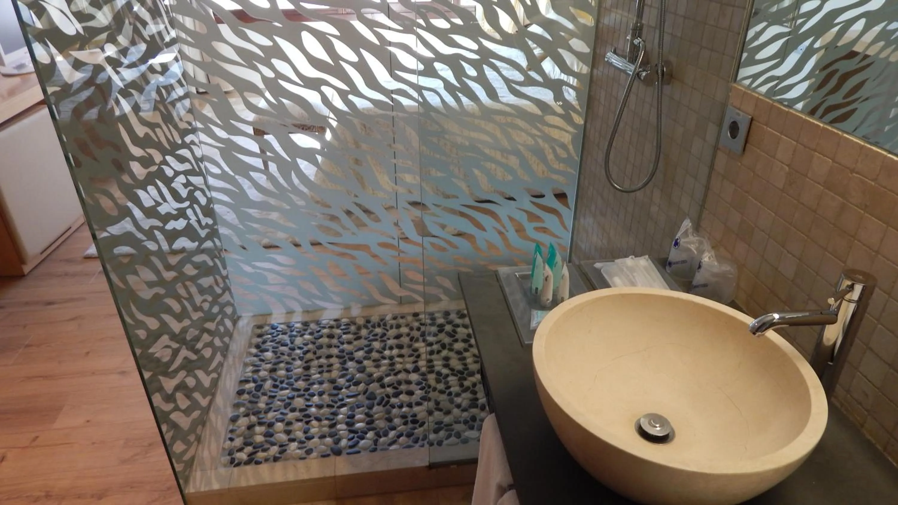 Decorative detail in Hotel Palau dels Osset