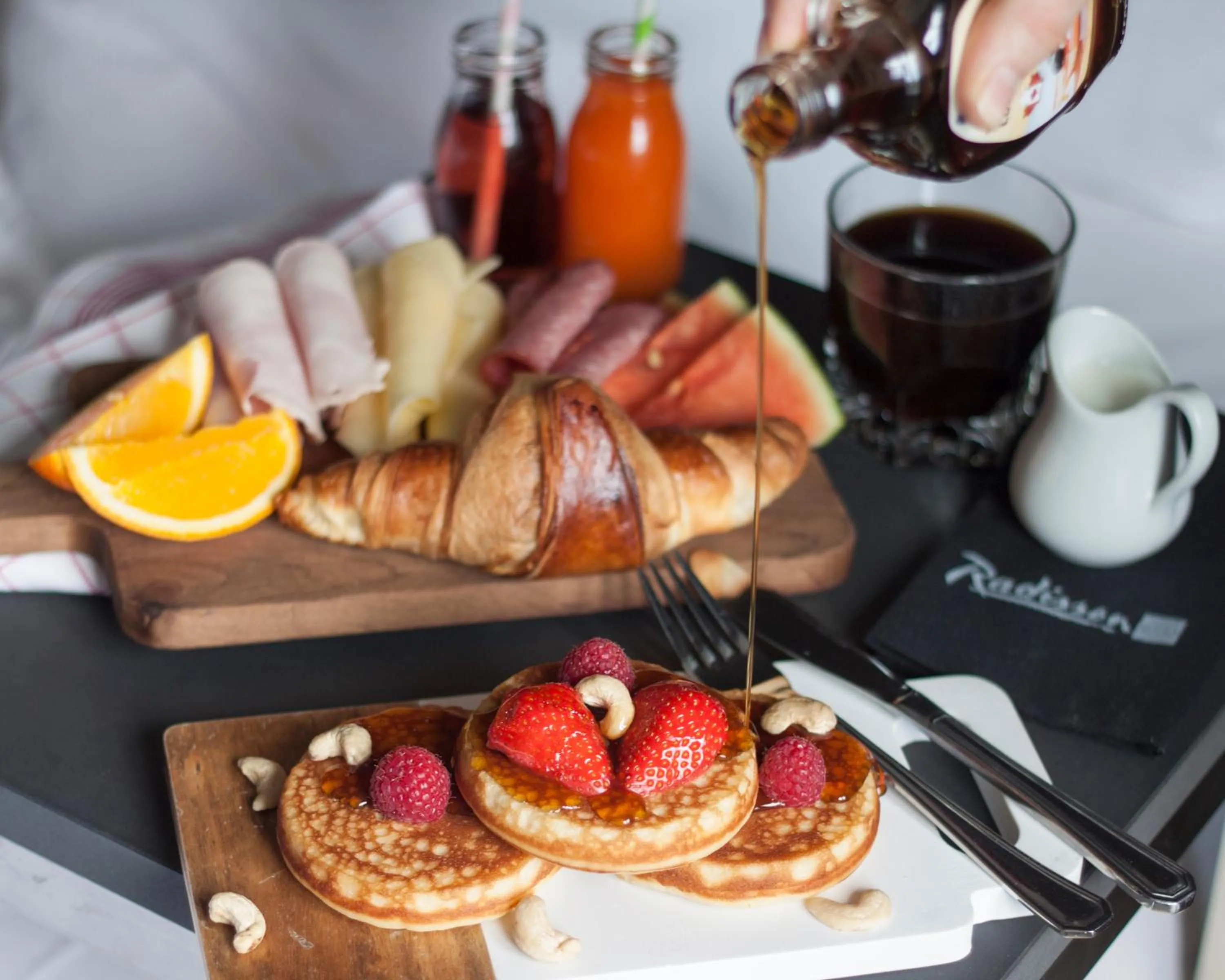 Breakfast in Radisson Blu Hotel Espoo