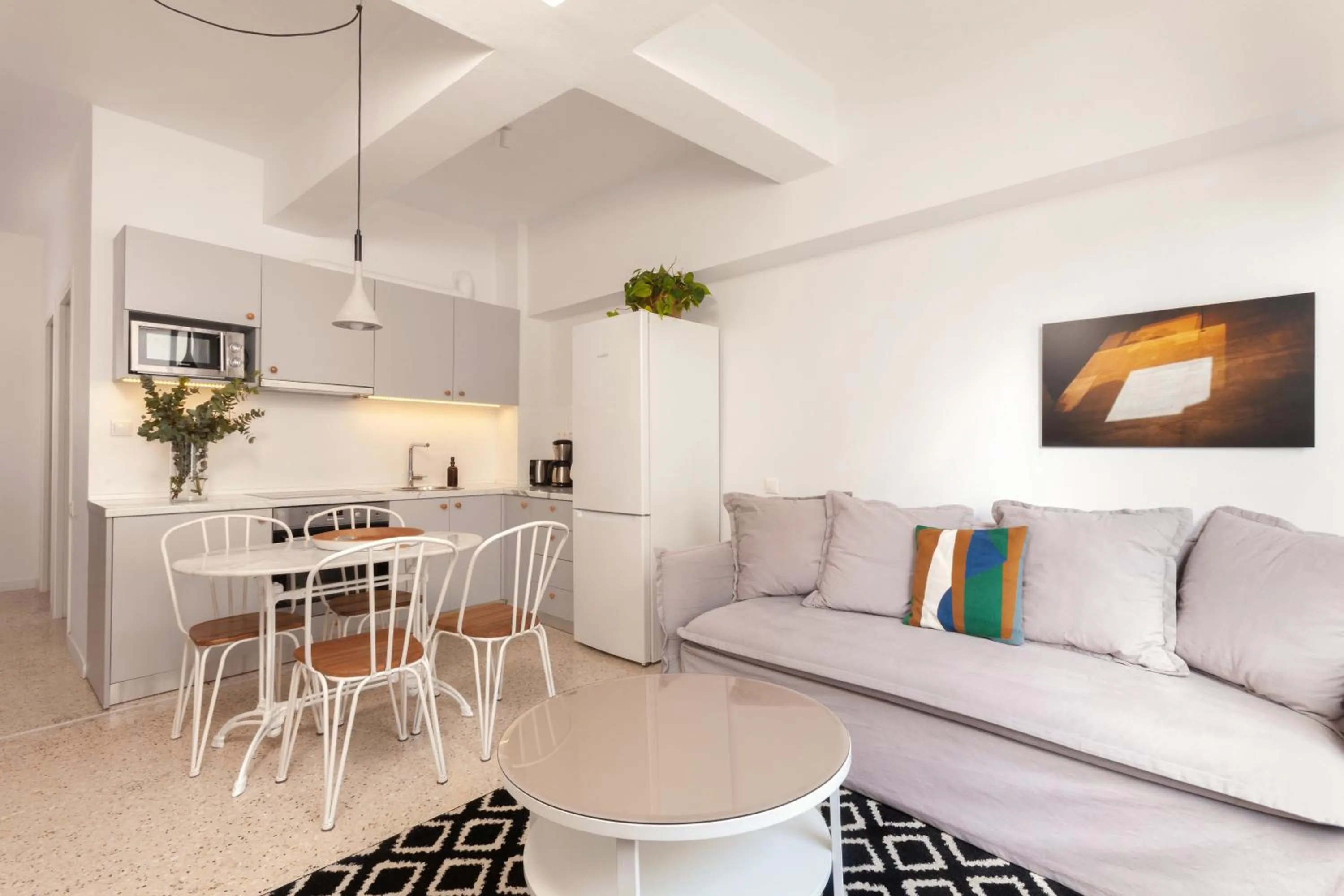 Kitchen or kitchenette in The Marble Suites, PLAKA