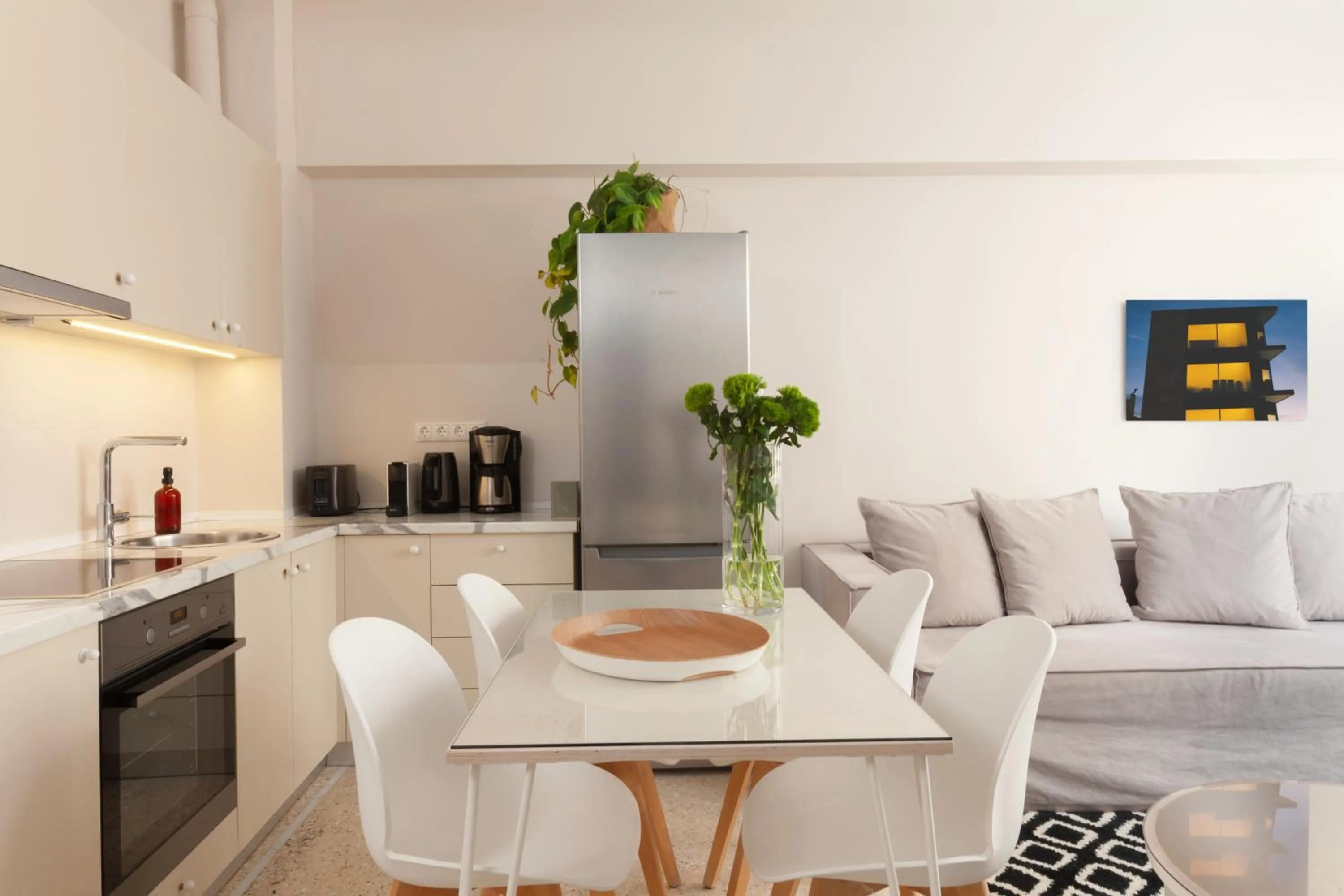 Coffee/tea facilities in The Marble Suites, PLAKA