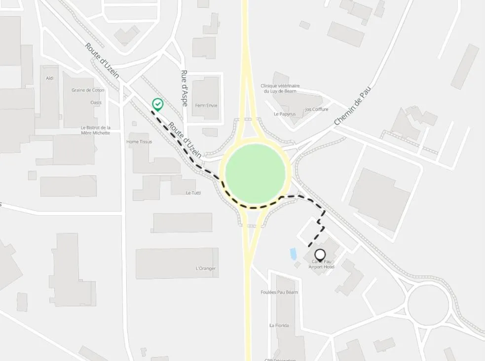 Property building in Carré Pau Airport Hôtel