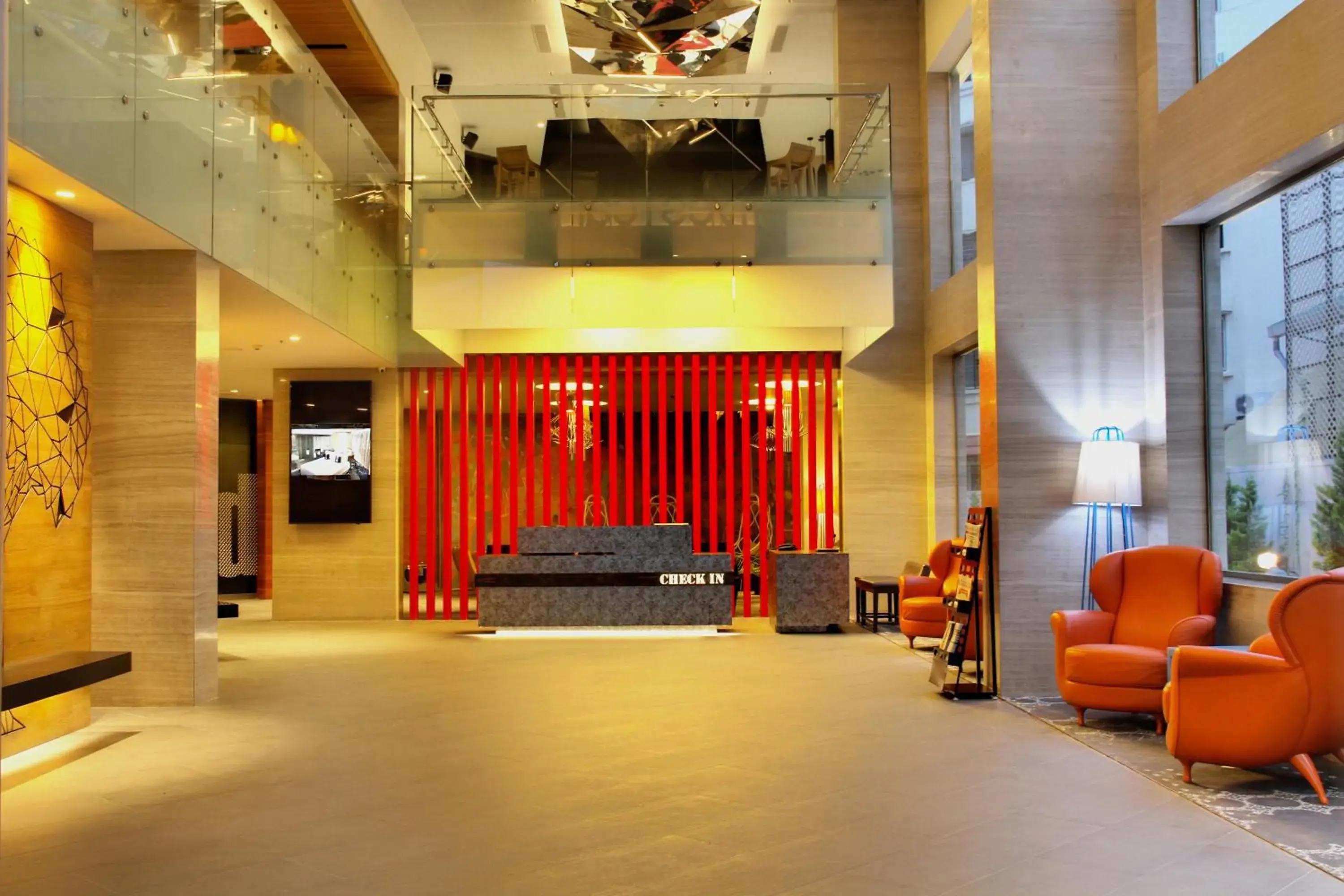 Lobby or reception in Radisson Bengaluru City Center Lobby or reception in Radisson Bengaluru City Center