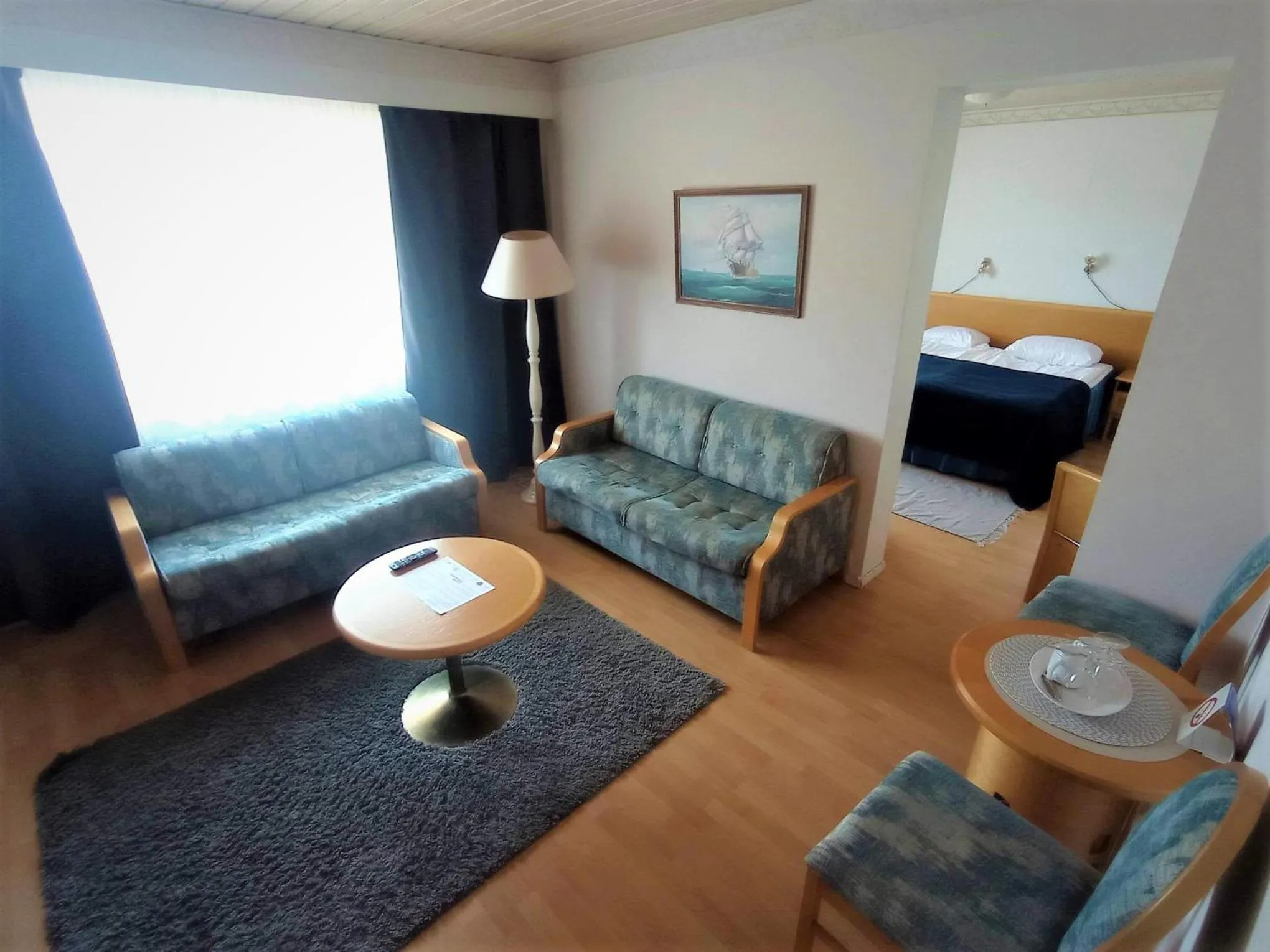 Bed in Hotelli Hiittenharju