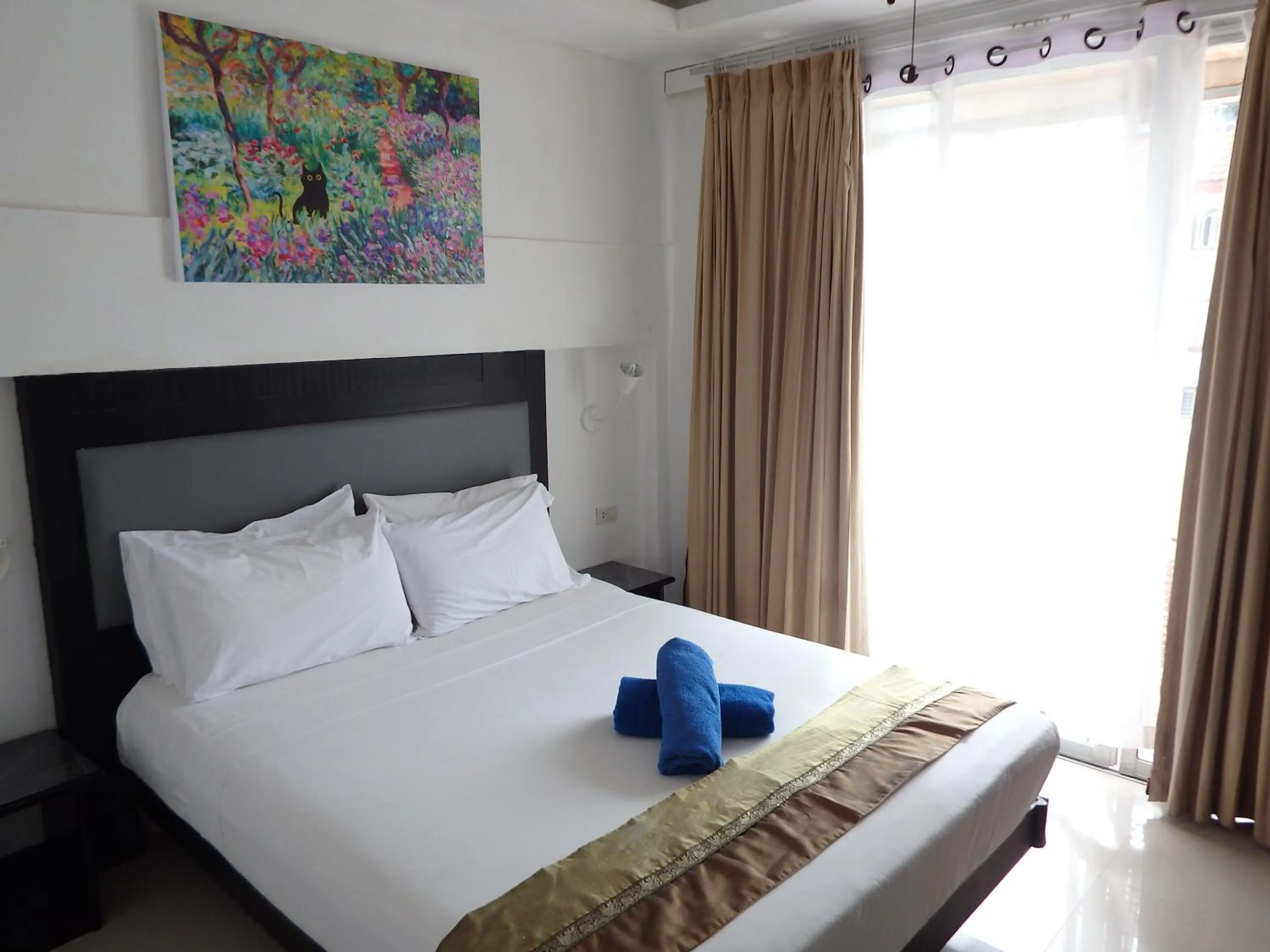 Bed in Boomerang Inn