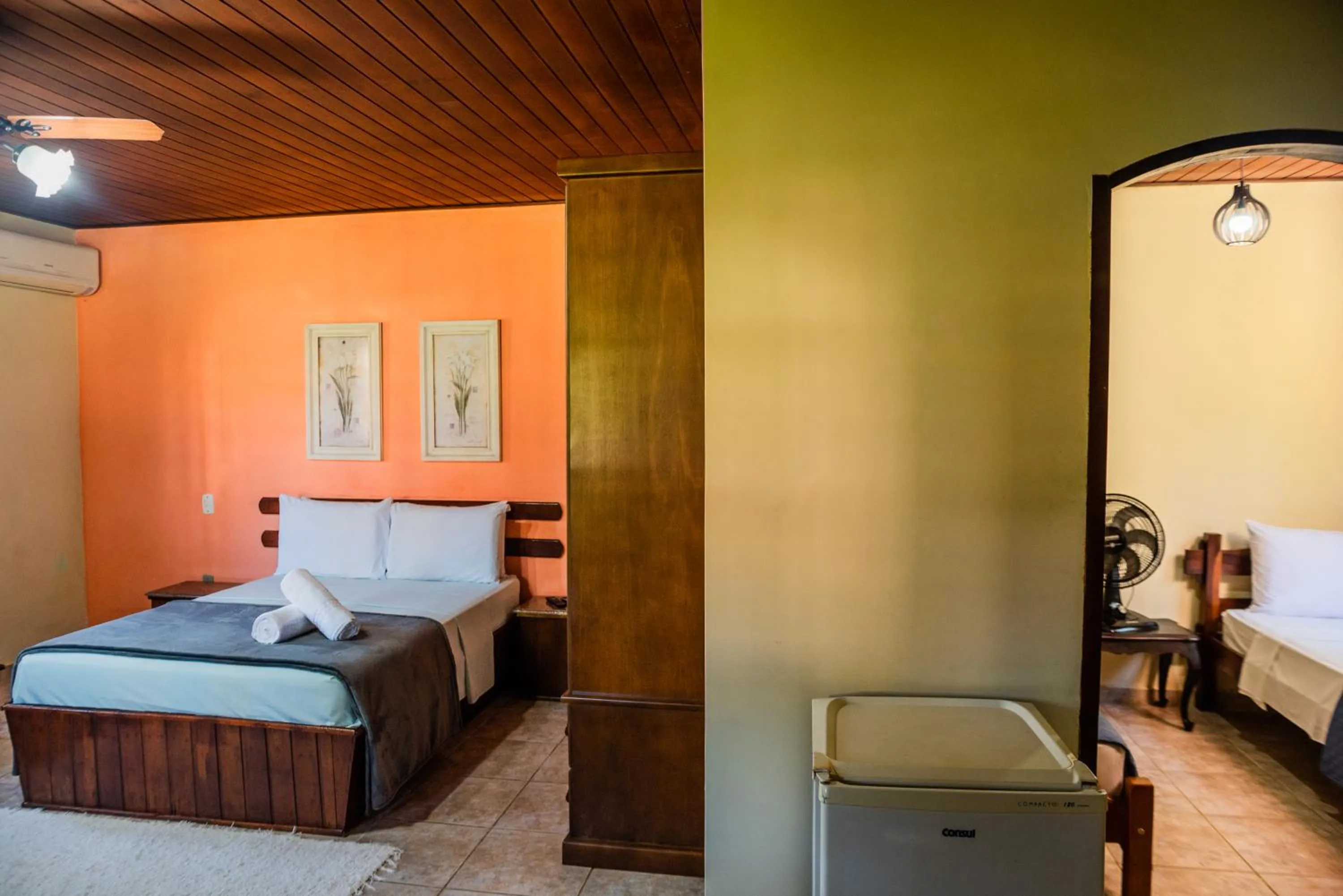 Bed in Pousada Tapera