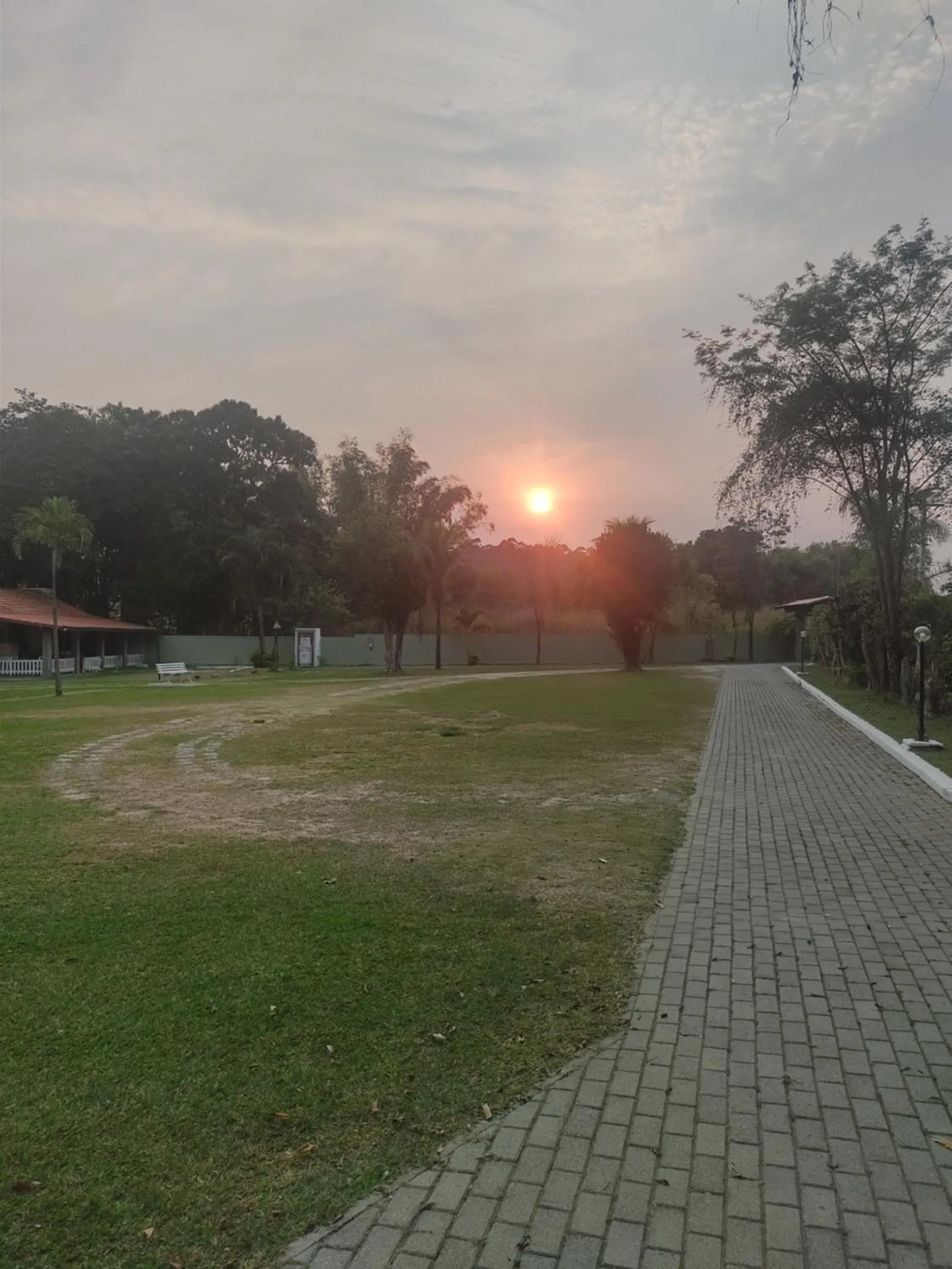 Sunset in Pousada Tapera