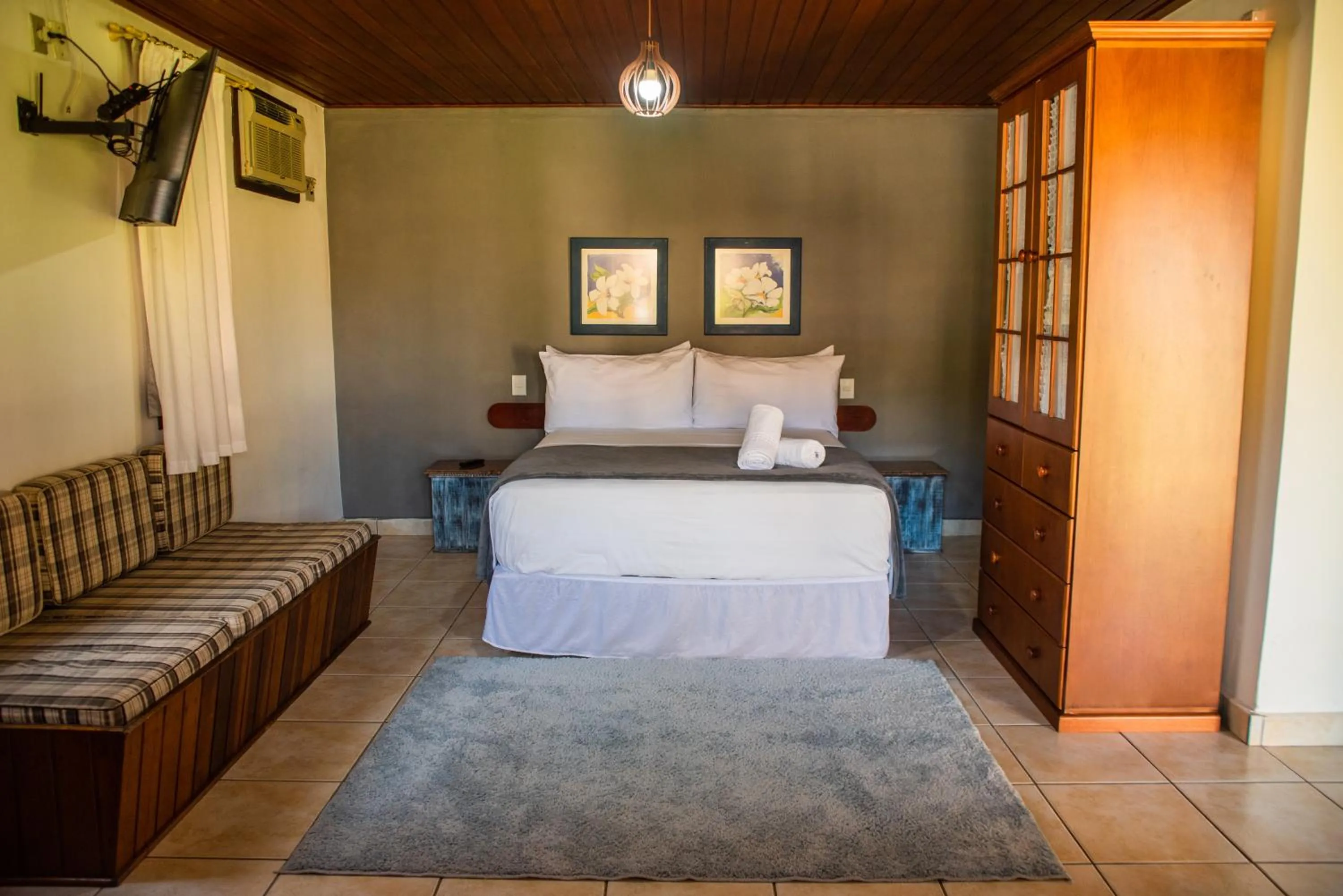 Bed in Pousada Tapera