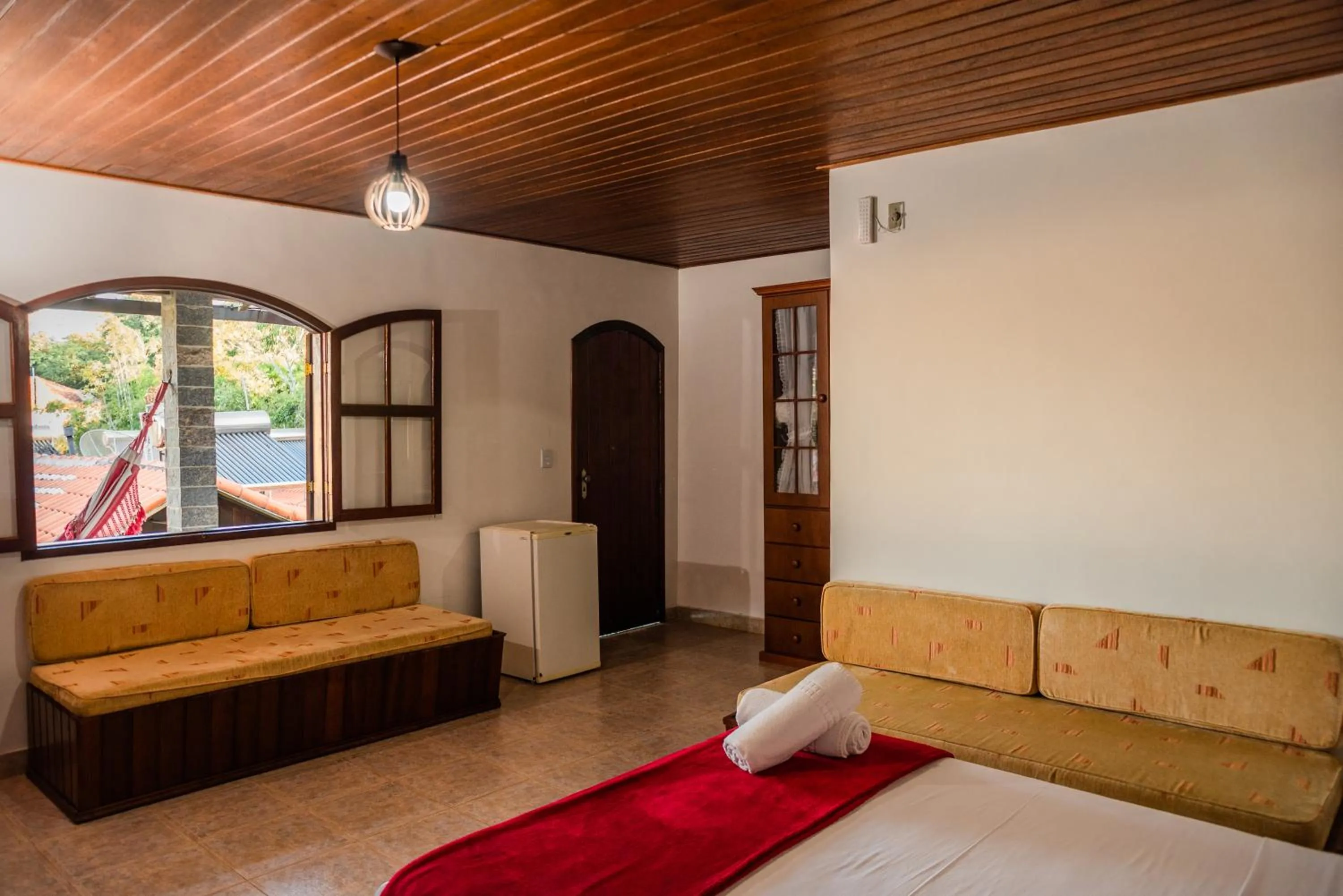 Bed in Pousada Tapera