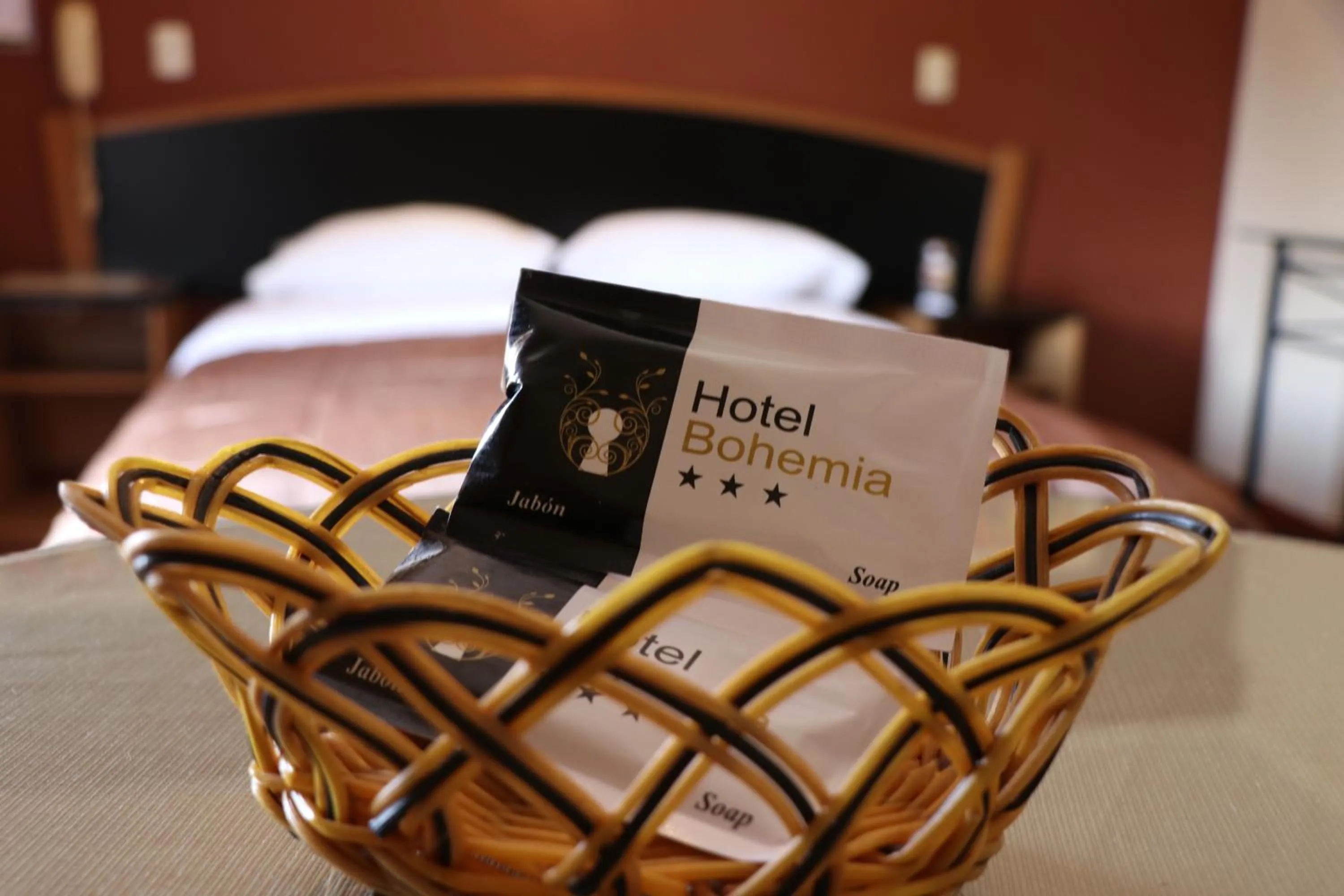 Bed in Hotel Bohemia