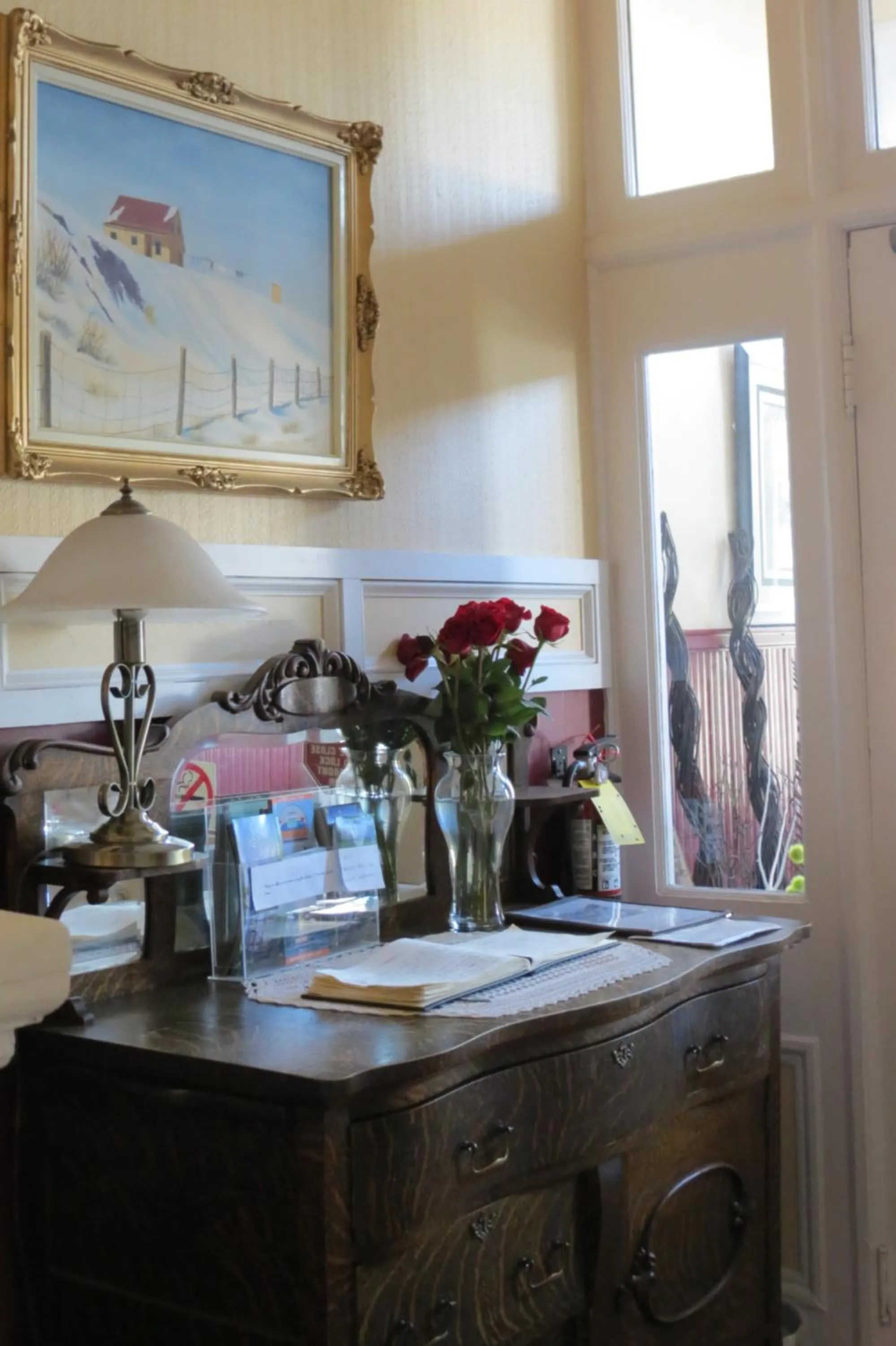 Decorative detail in The Roses Heritage Inn