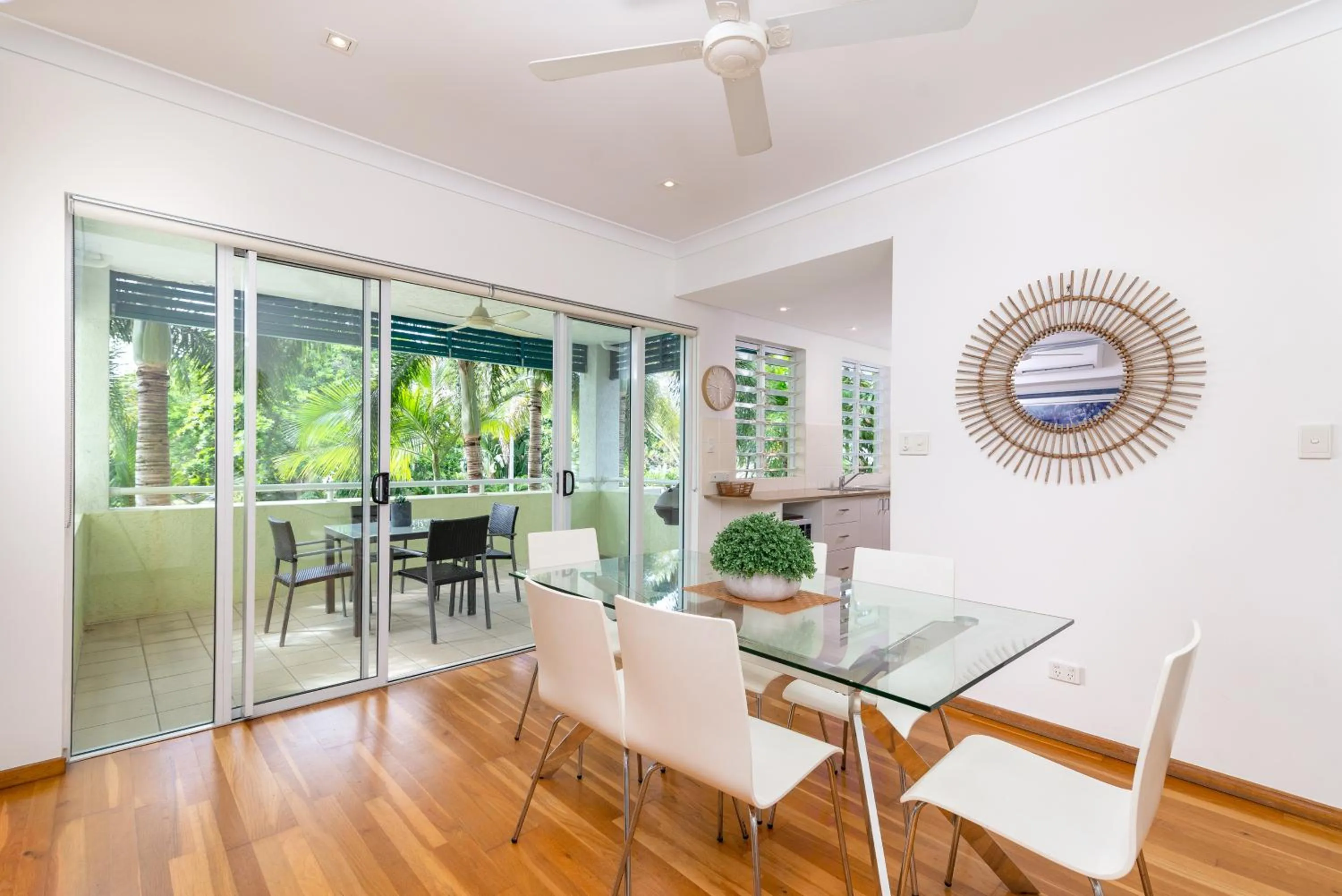 Dining area in Verandahs Boutique Apartments