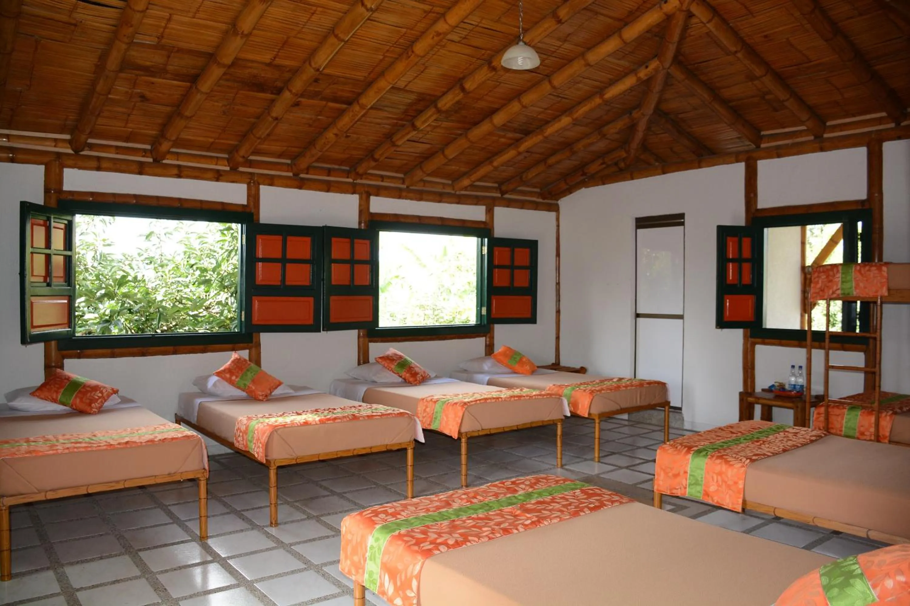 Bed in Finca Hotel La Dulcera