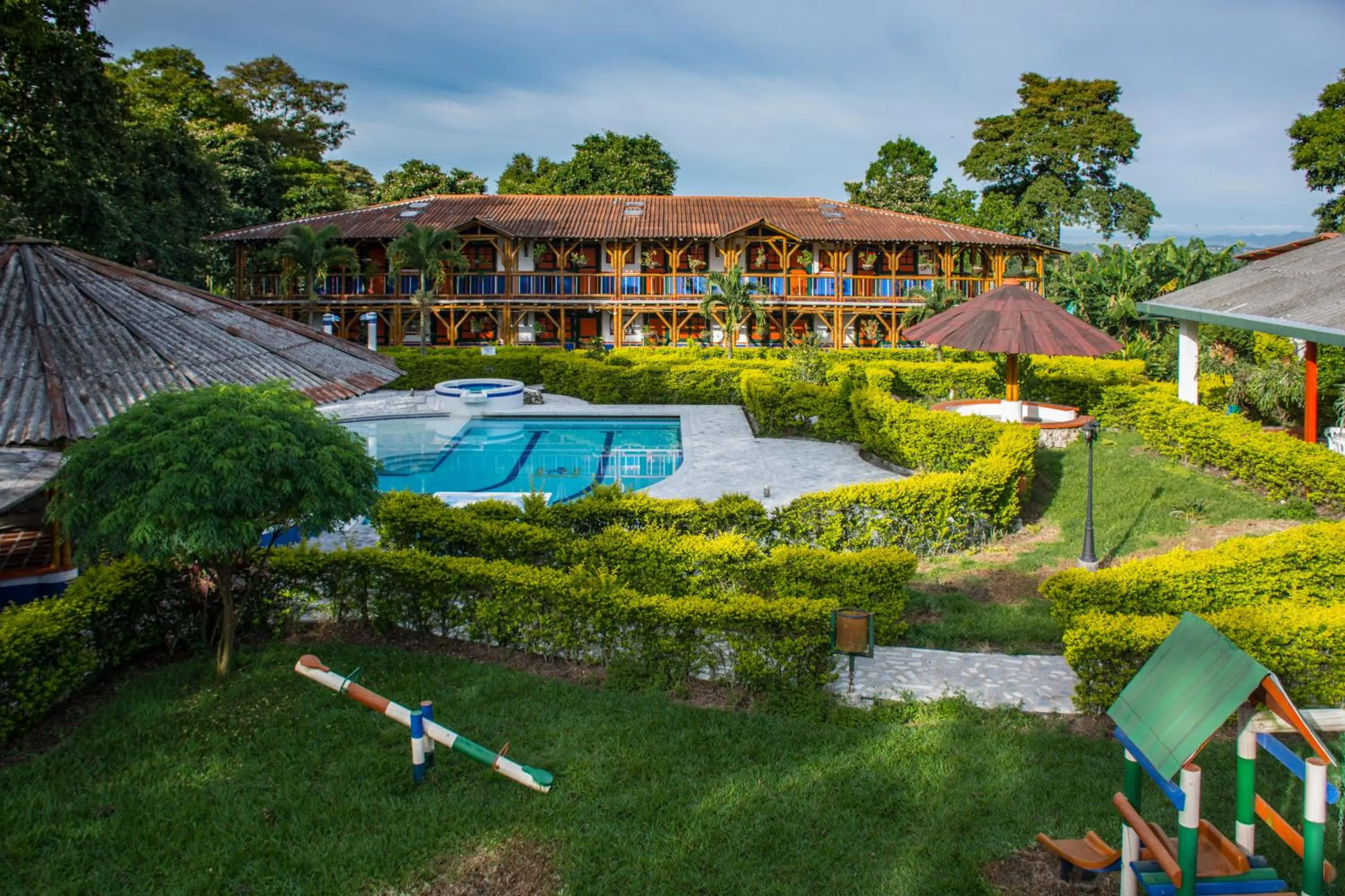 Bird's eye view in Finca Hotel La Dulcera