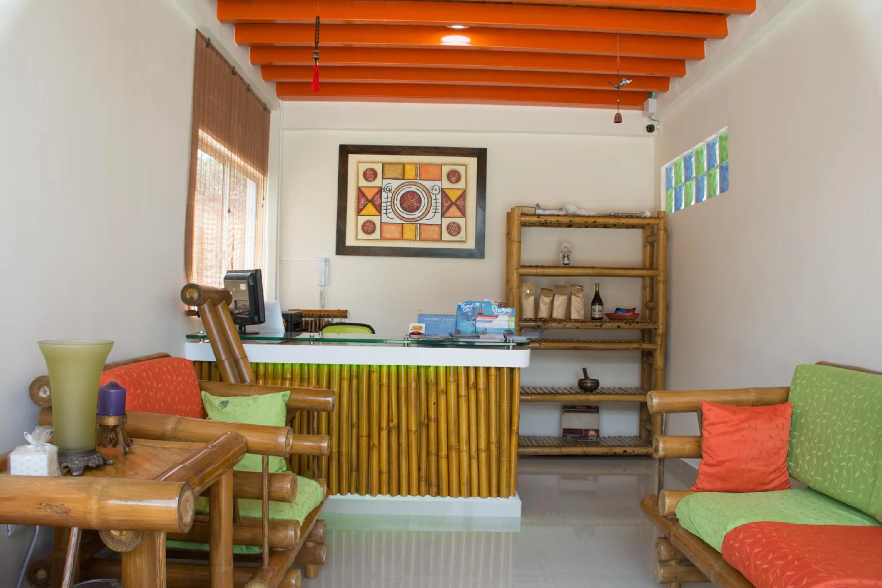 Lobby or reception in Finca Hotel La Dulcera