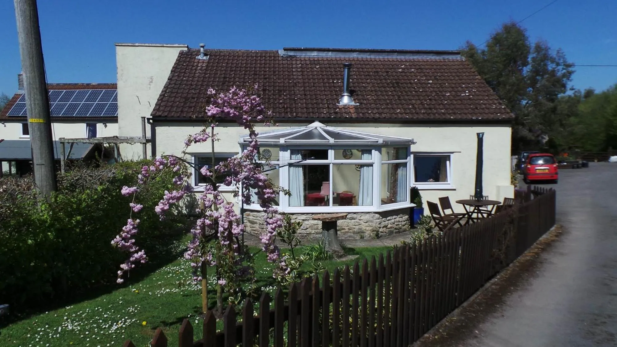 Garden in Greyfield Farm Cottages