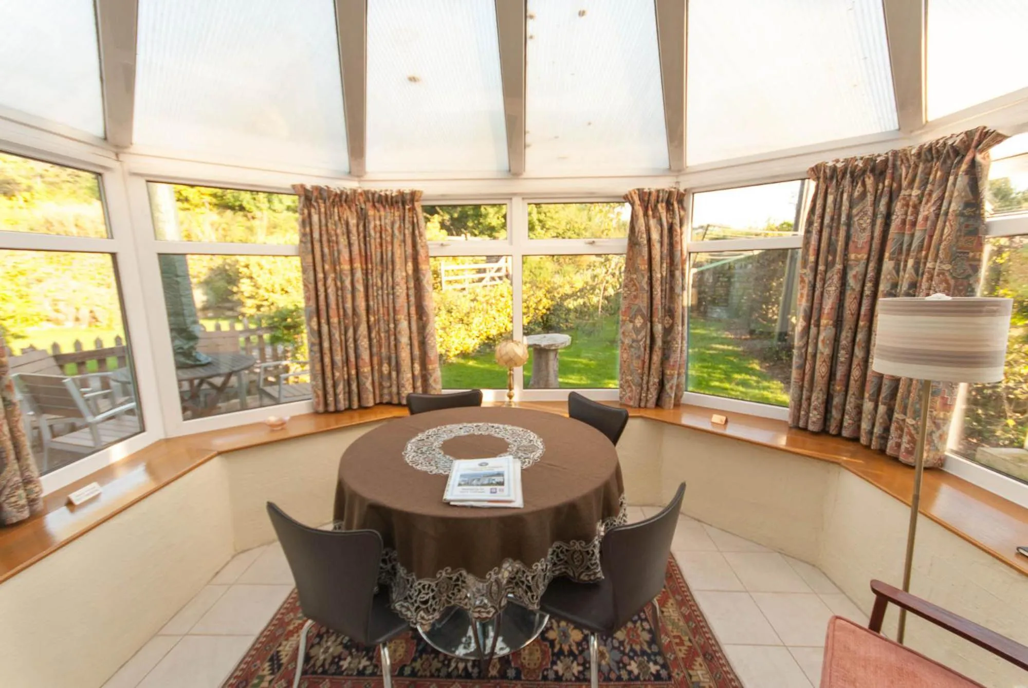 Dining area in Greyfield Farm Cottages