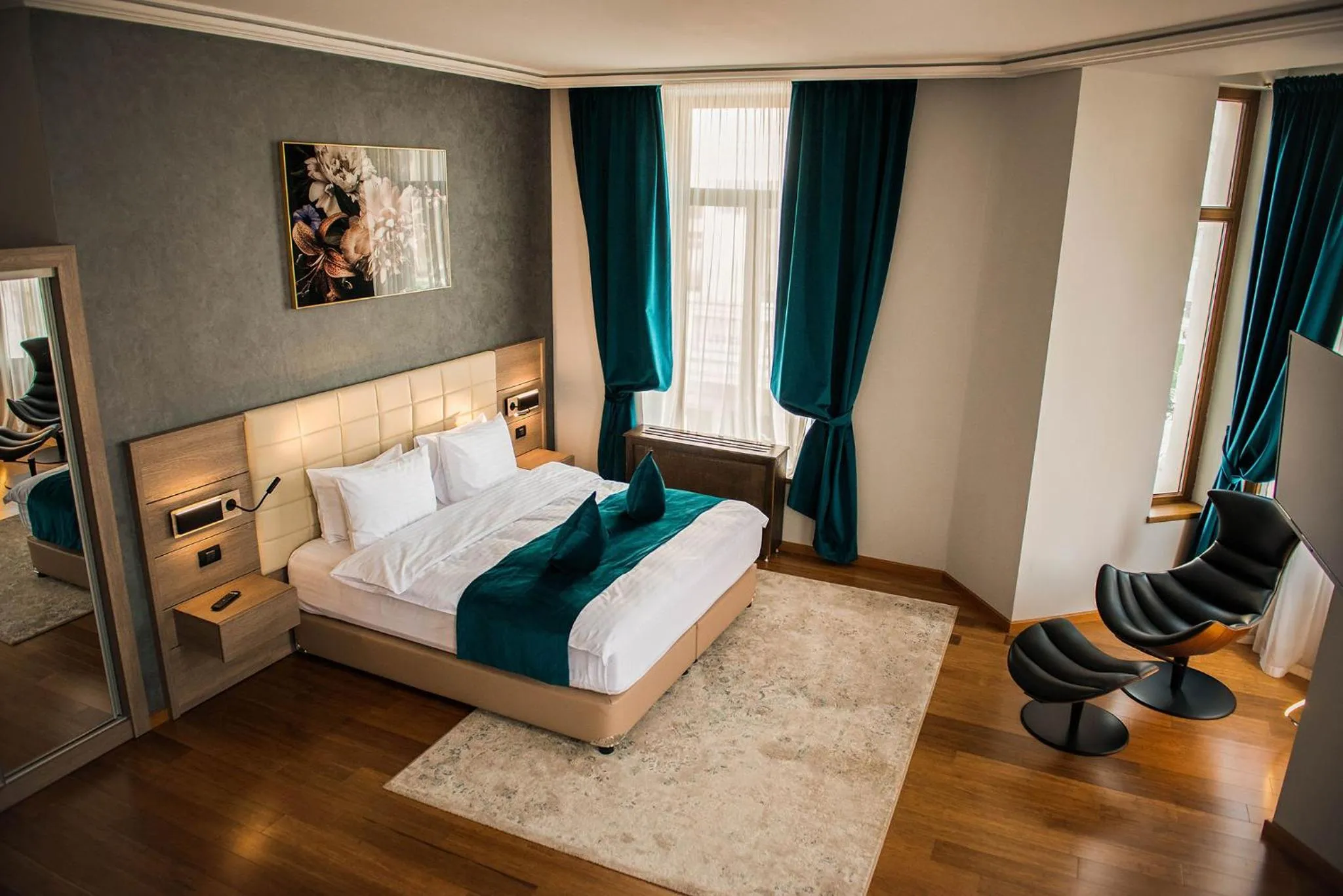 Bedroom, Bed in Casa Hrisicos