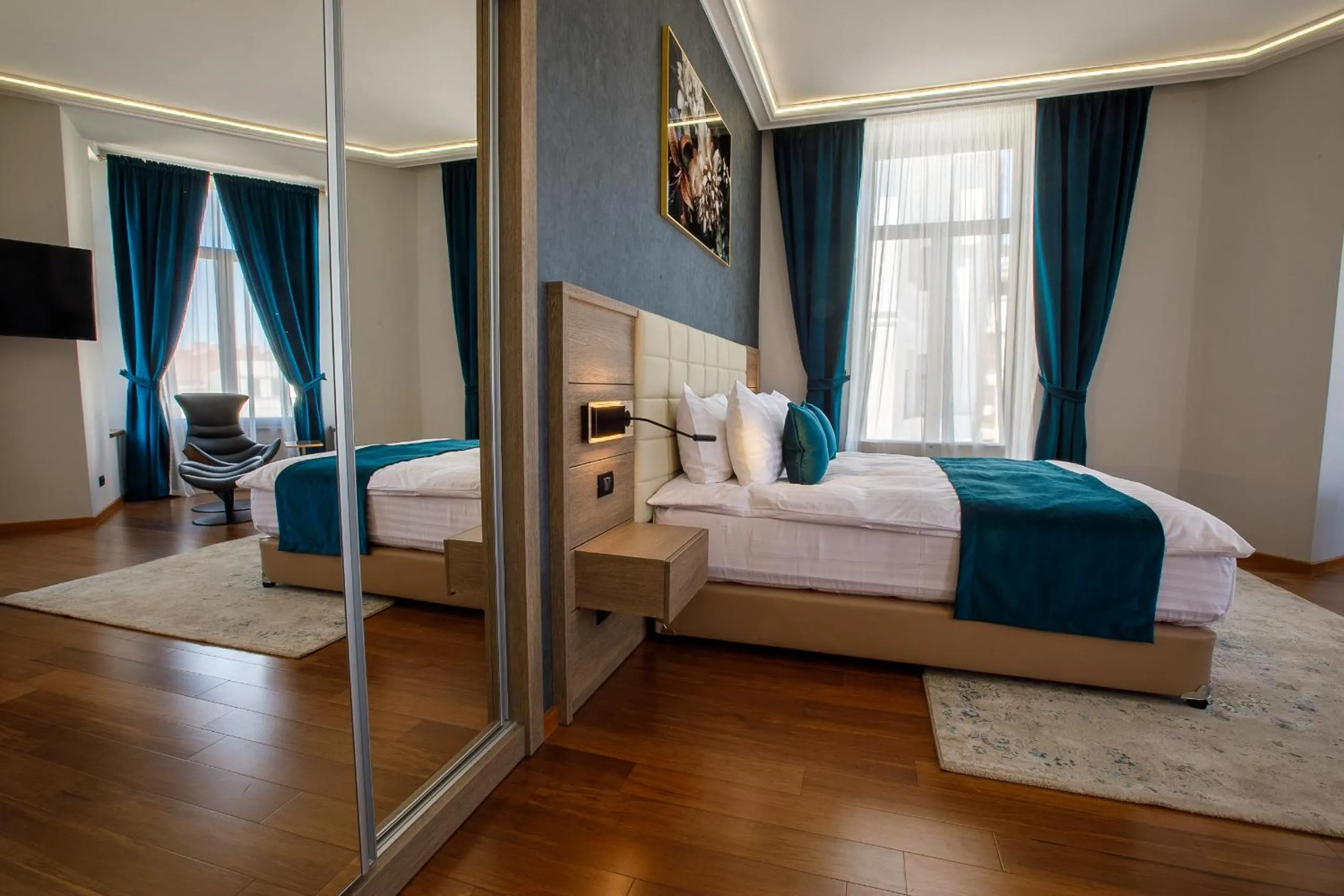 Bedroom, Bed in Casa Hrisicos