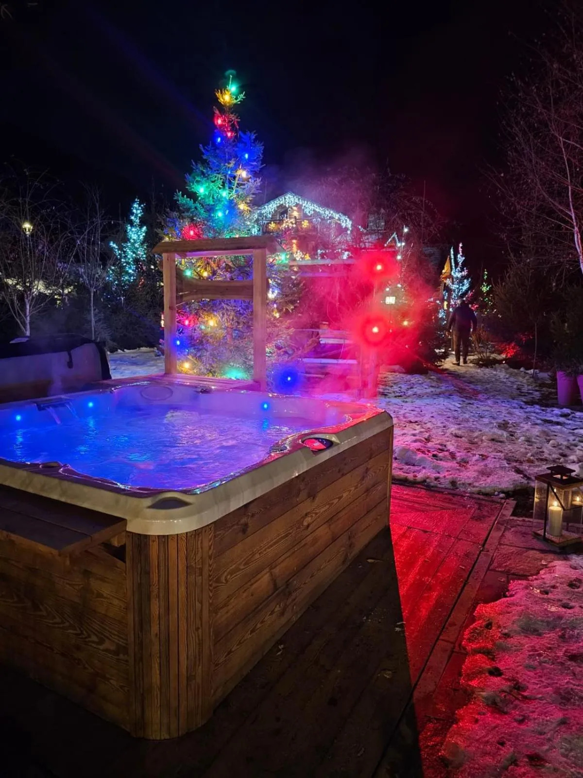 Hot Tub in Bed & Breakfast Anisor - Parblanc