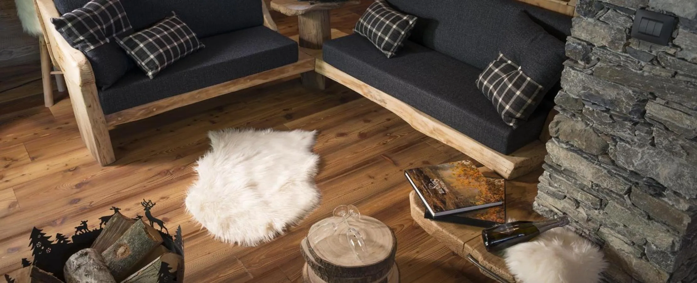 Living room in Bed & Breakfast Anisor - Parblanc