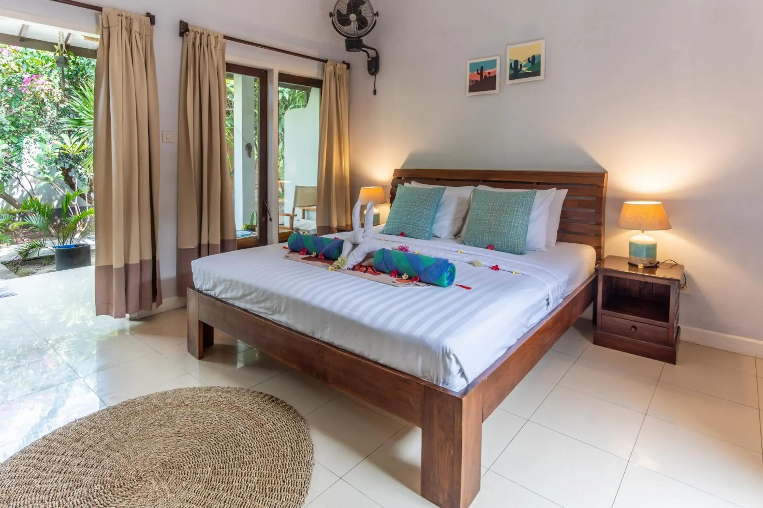 Double Room with Garden View in Bale Sampan Boutique Bungalows Double Room with Garden View in Bale Sampan Boutique Bungalows