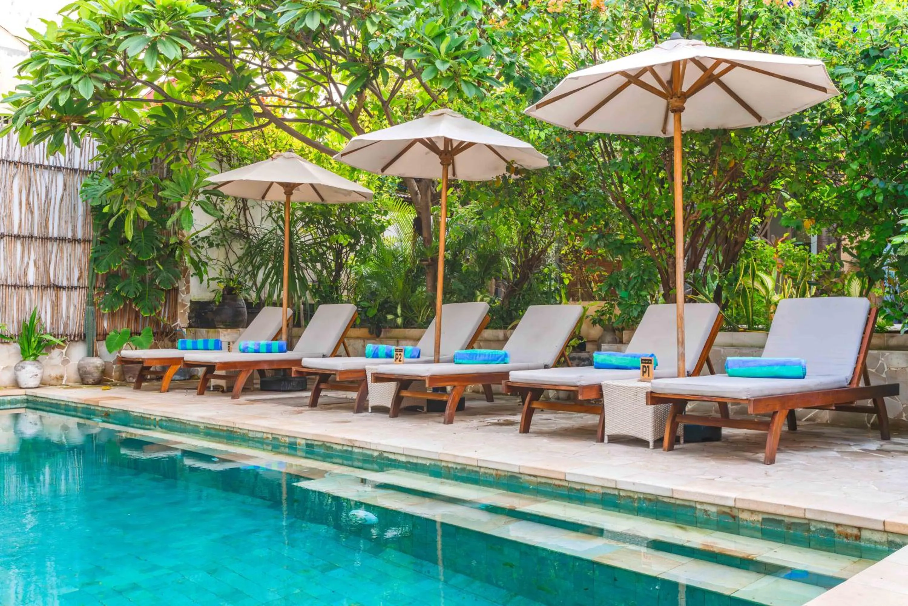 Swimming pool in Bale Sampan Boutique Bungalows