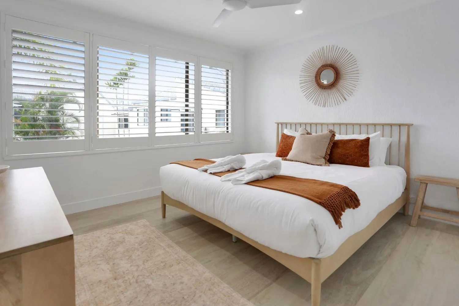 Bed in Noosa Place Resort