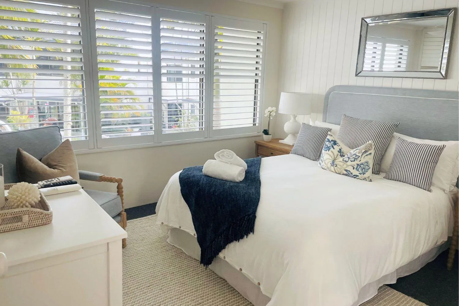 Bed in Noosa Place Resort