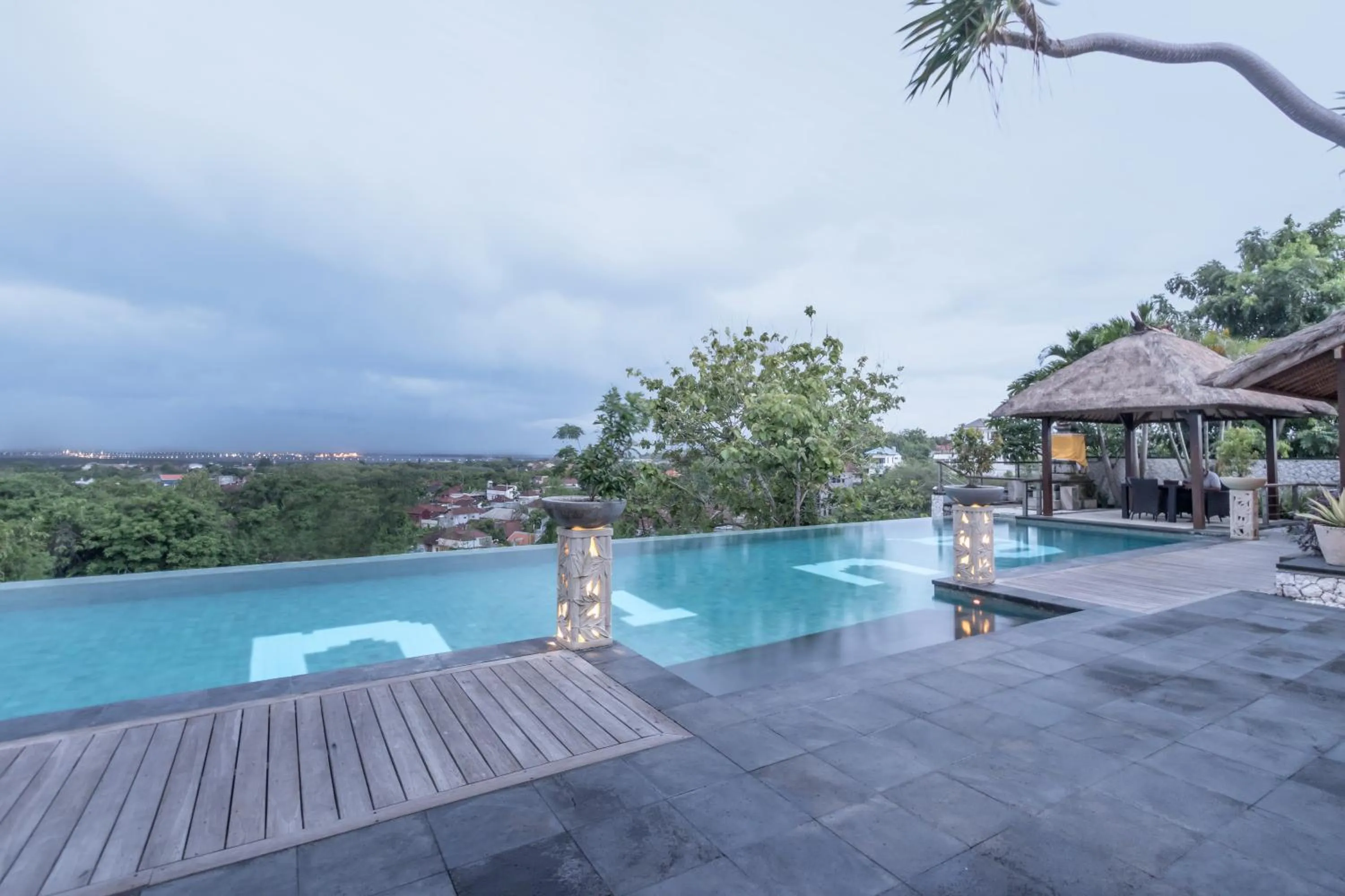 Pool view in Villa Hening Jimbaran