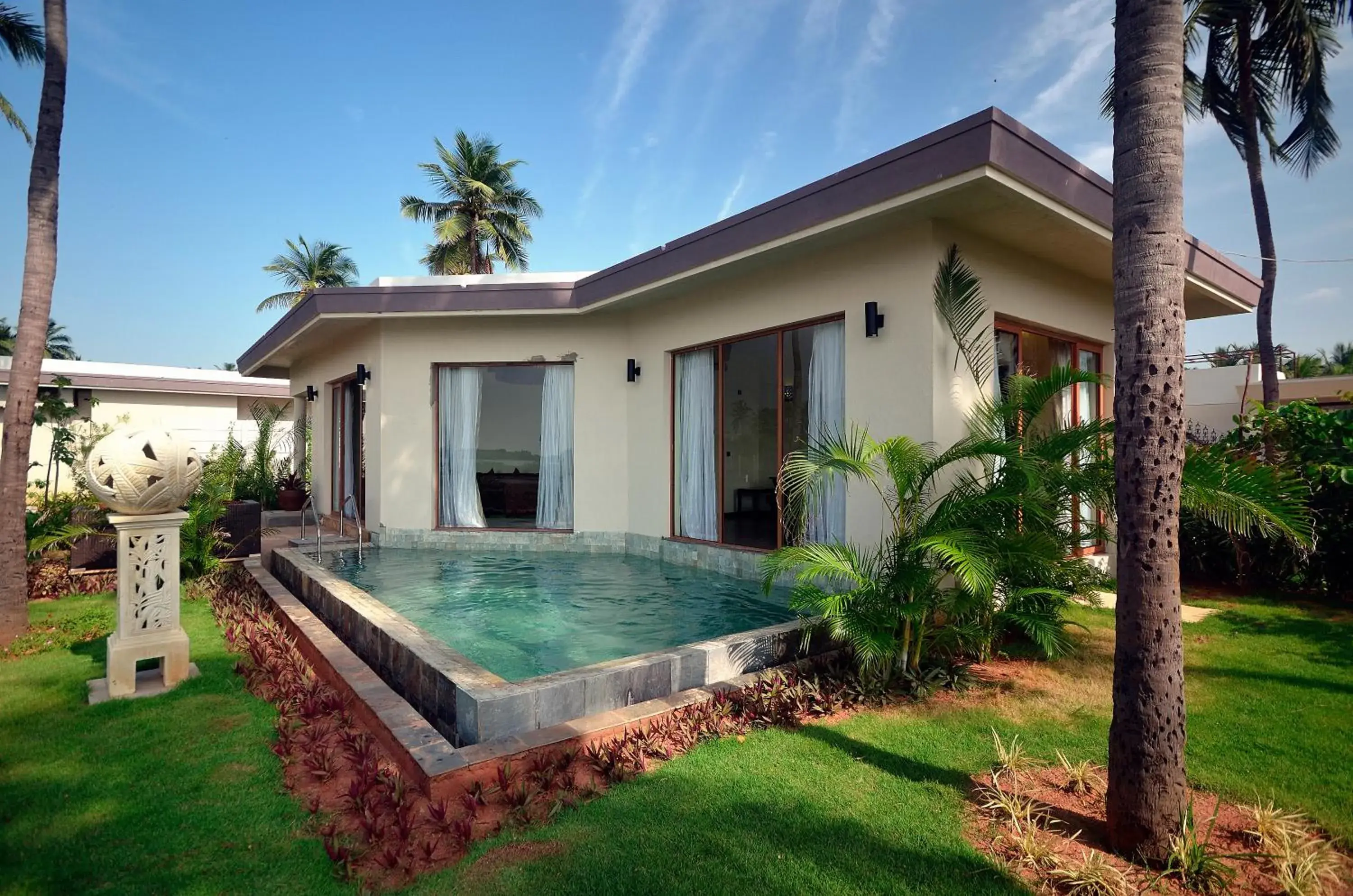 Pool view in Radisson Resort Pondicherry Bay Pool view in Radisson Resort Pondicherry Bay