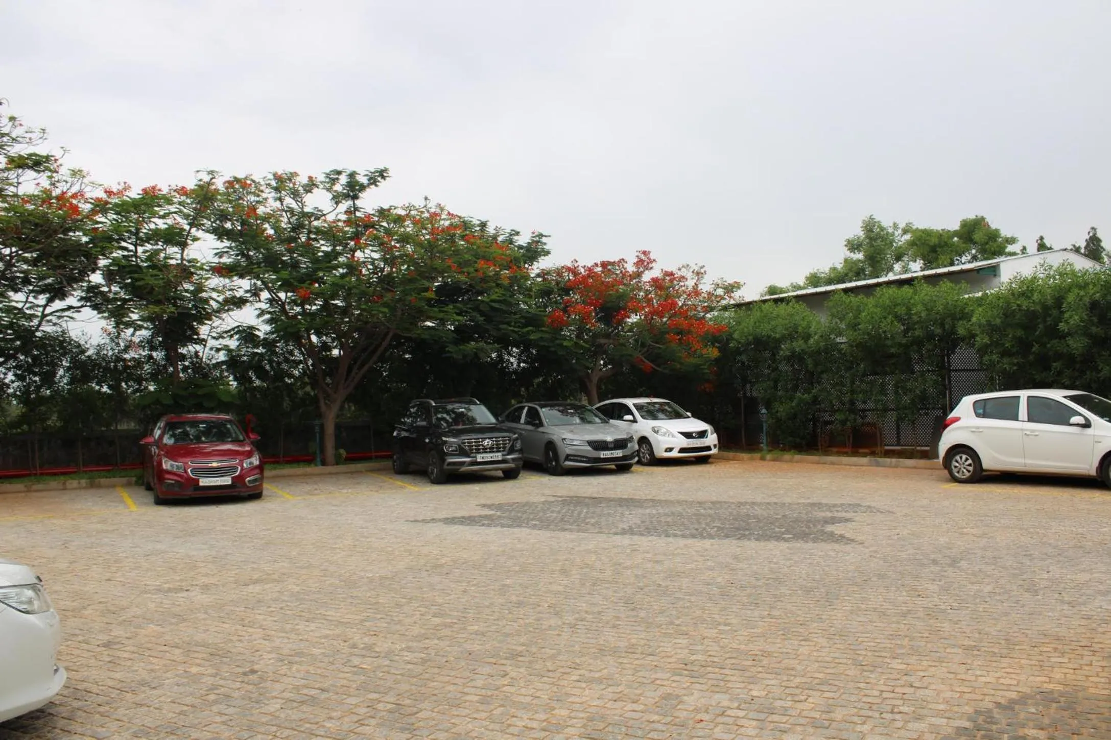 Parking in Radisson Resort Pondicherry Bay
