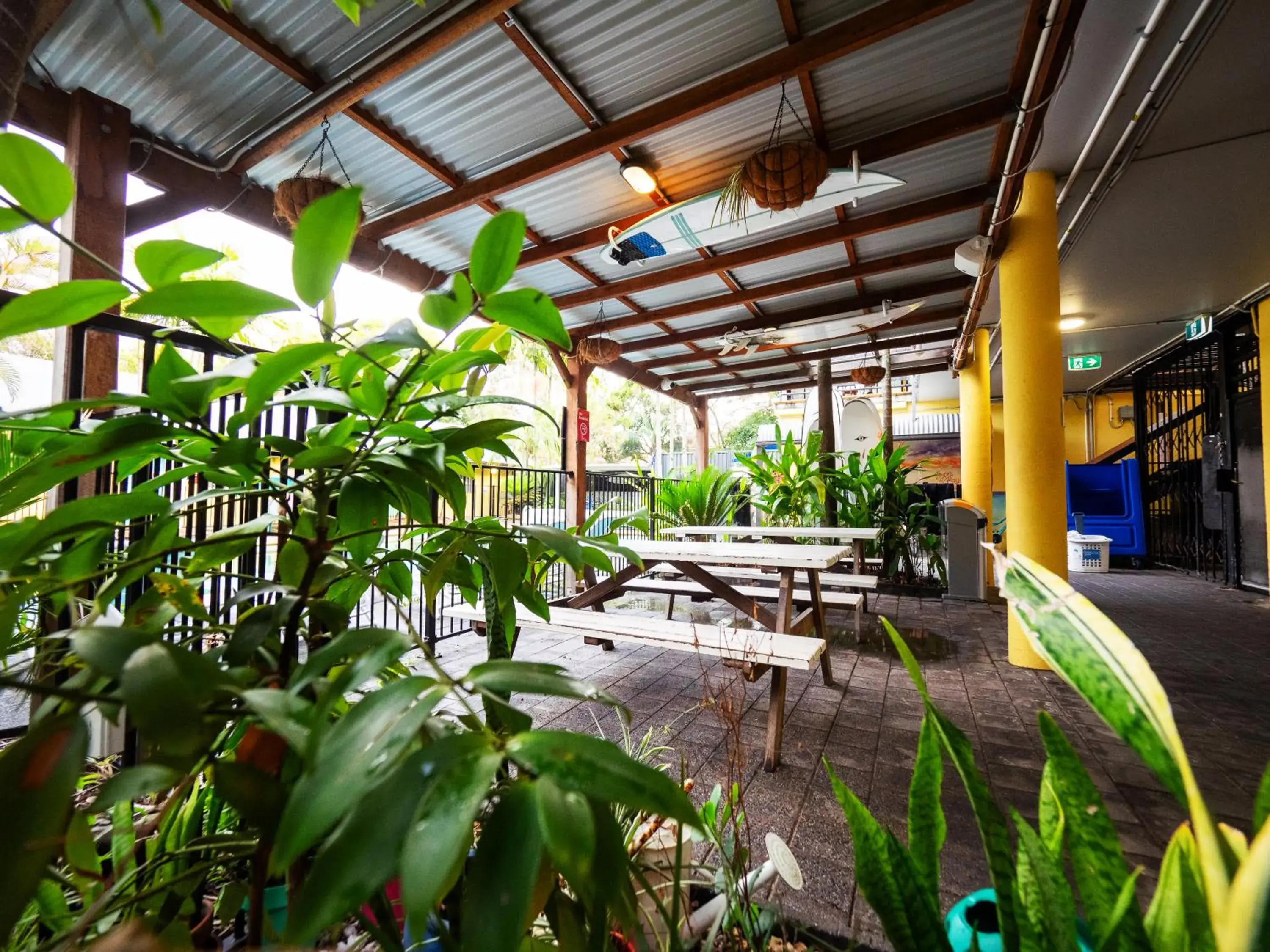 Dining area in YHA Cape Byron, Byron Bay