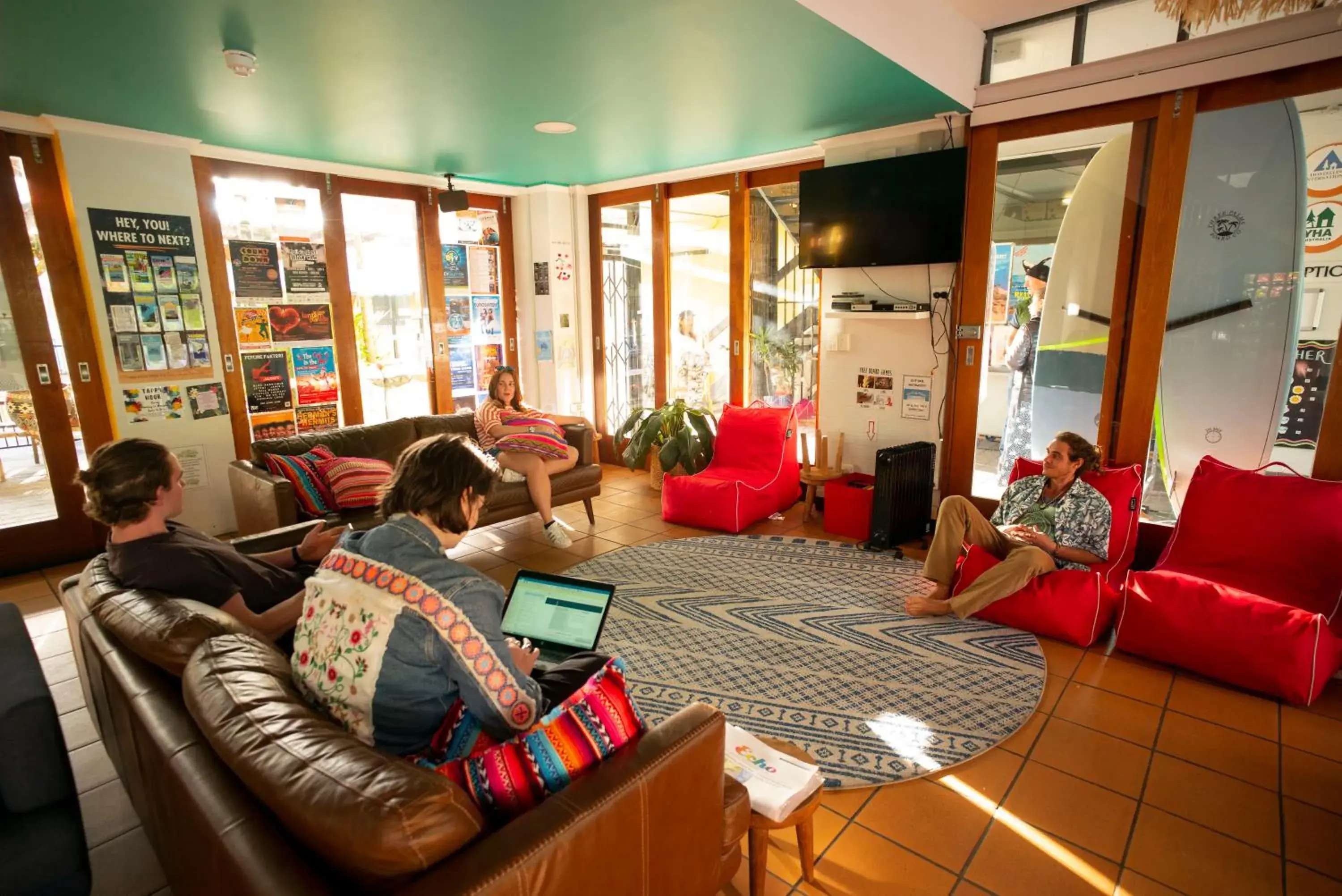 Seating Area in YHA Cape Byron, Byron Bay