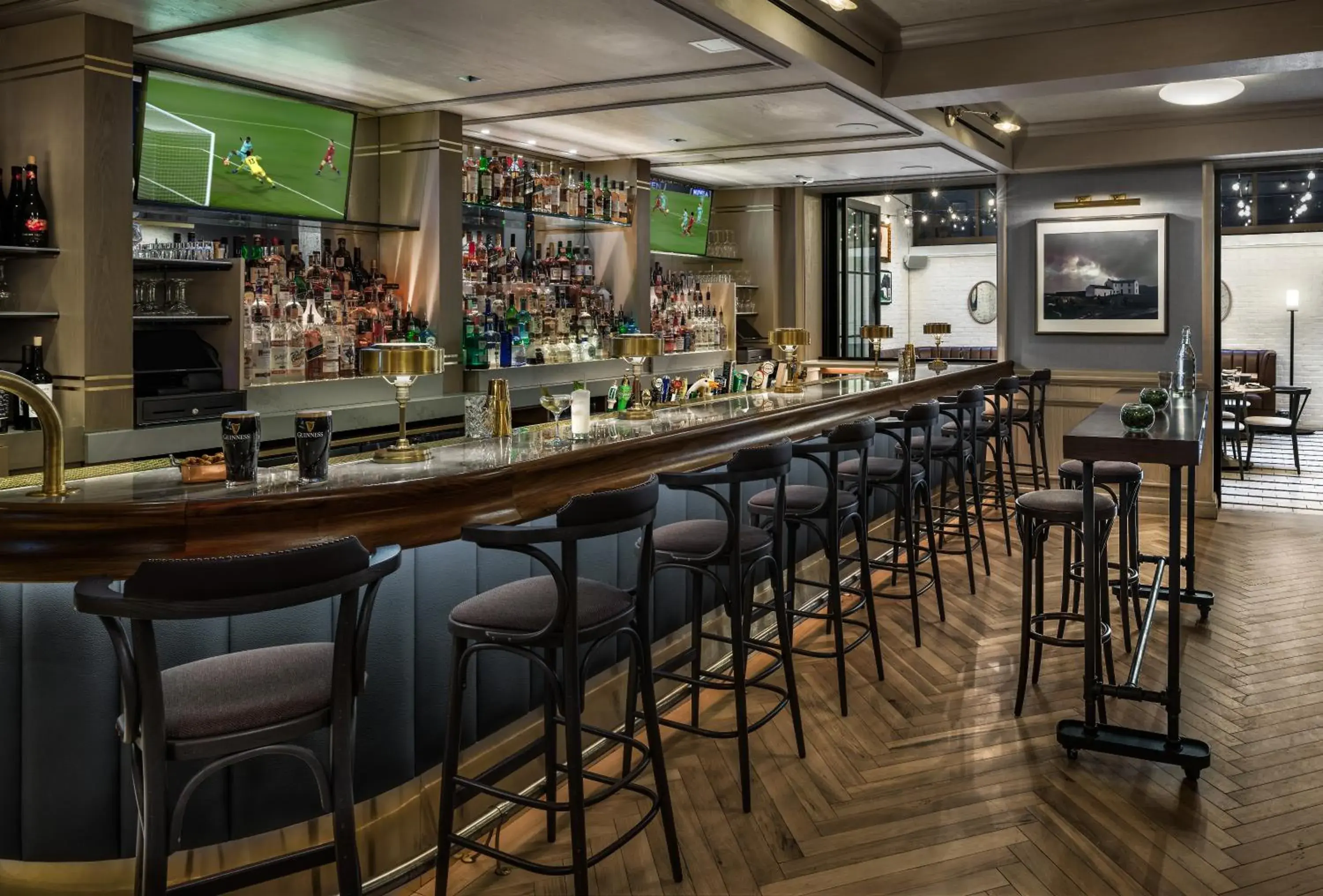 Lounge or bar in Merrion Row Hotel and Public House Lounge or bar in Merrion Row Hotel and Public House
