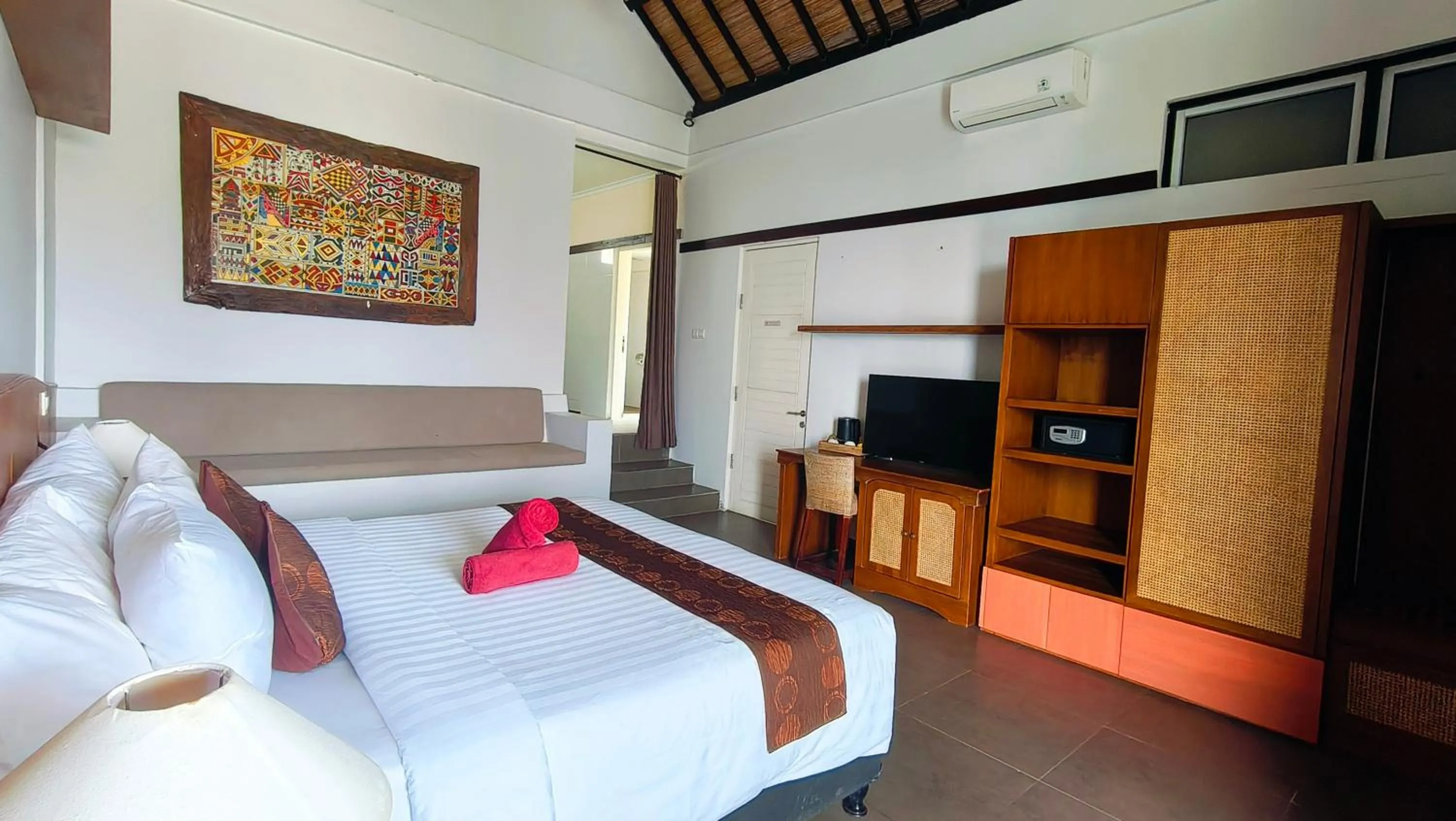 Bedroom, Bed in The Trawangan Resort