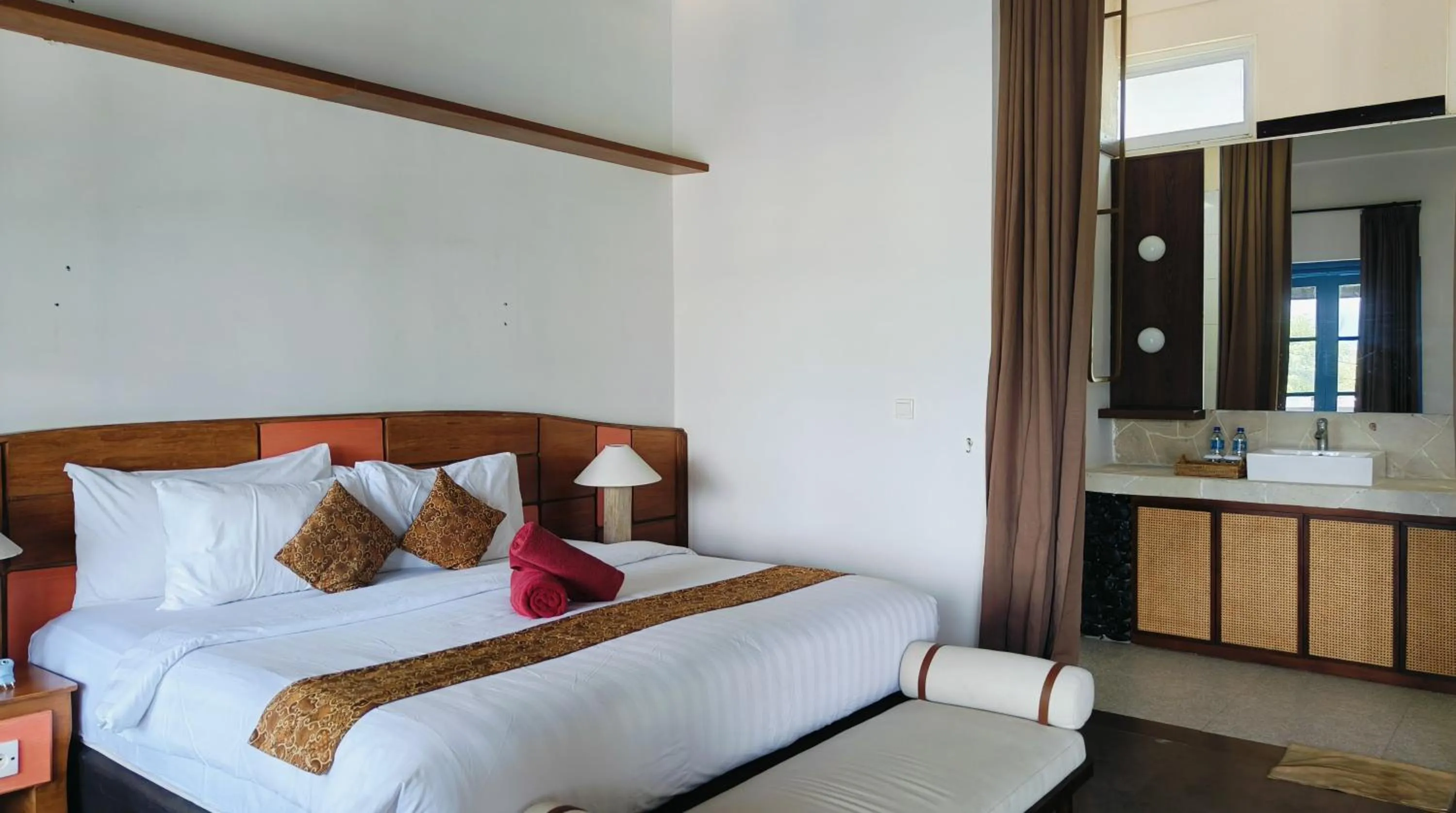 Bedroom, Bed in The Trawangan Resort