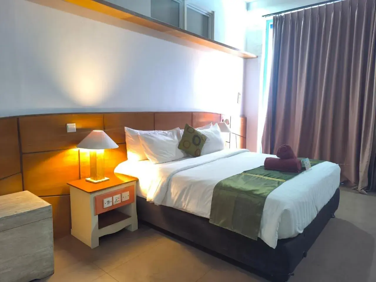 Deluxe Double Room with Balcony and Sea View in The Trawangan Resort Deluxe Double Room with Balcony and Sea View in The Trawangan Resort