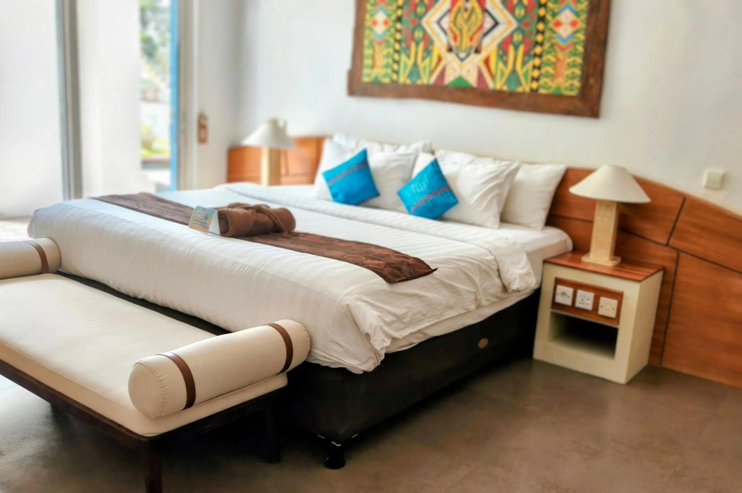 Bed in The Trawangan Resort