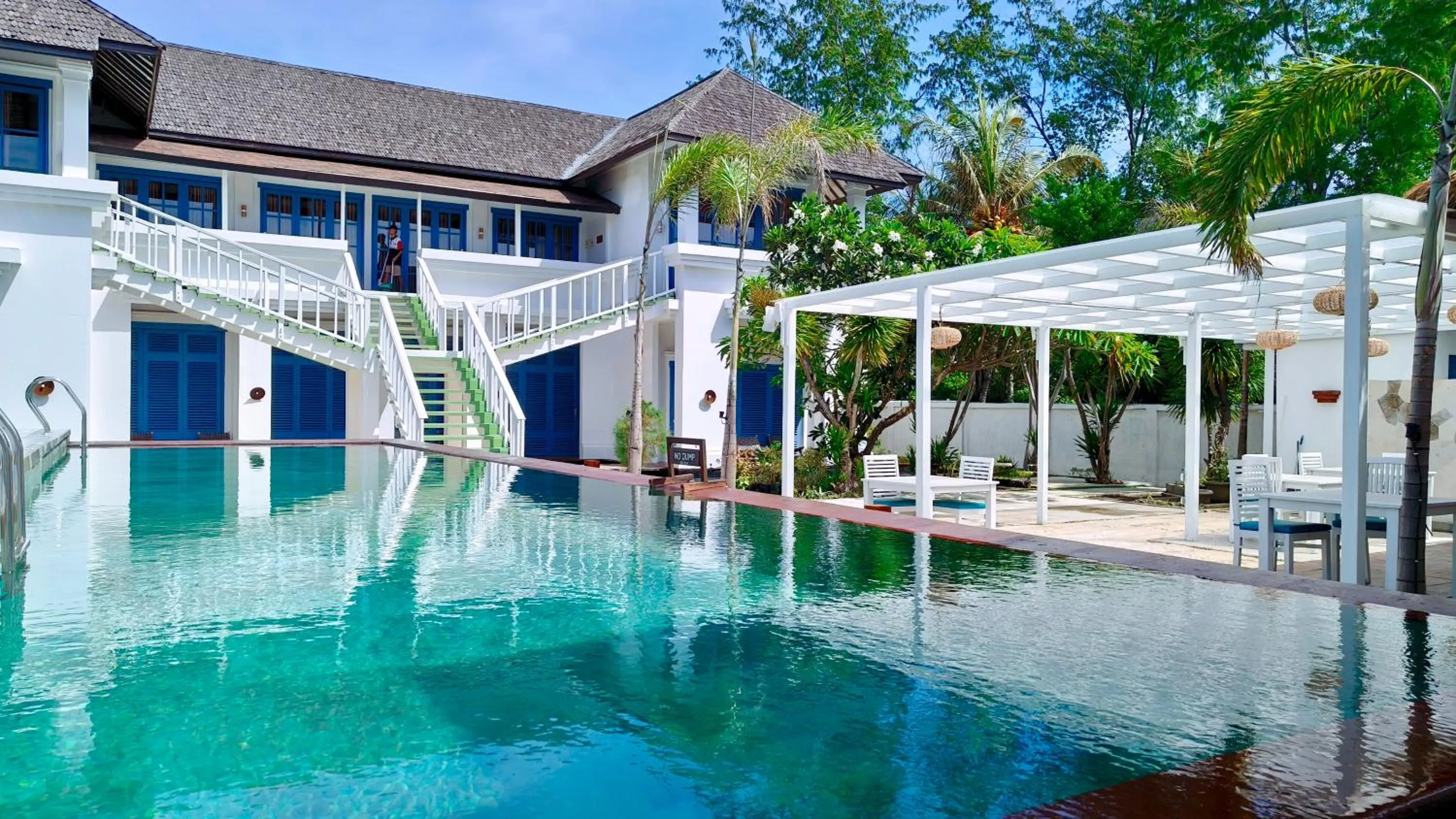 Pool view in The Trawangan Resort
