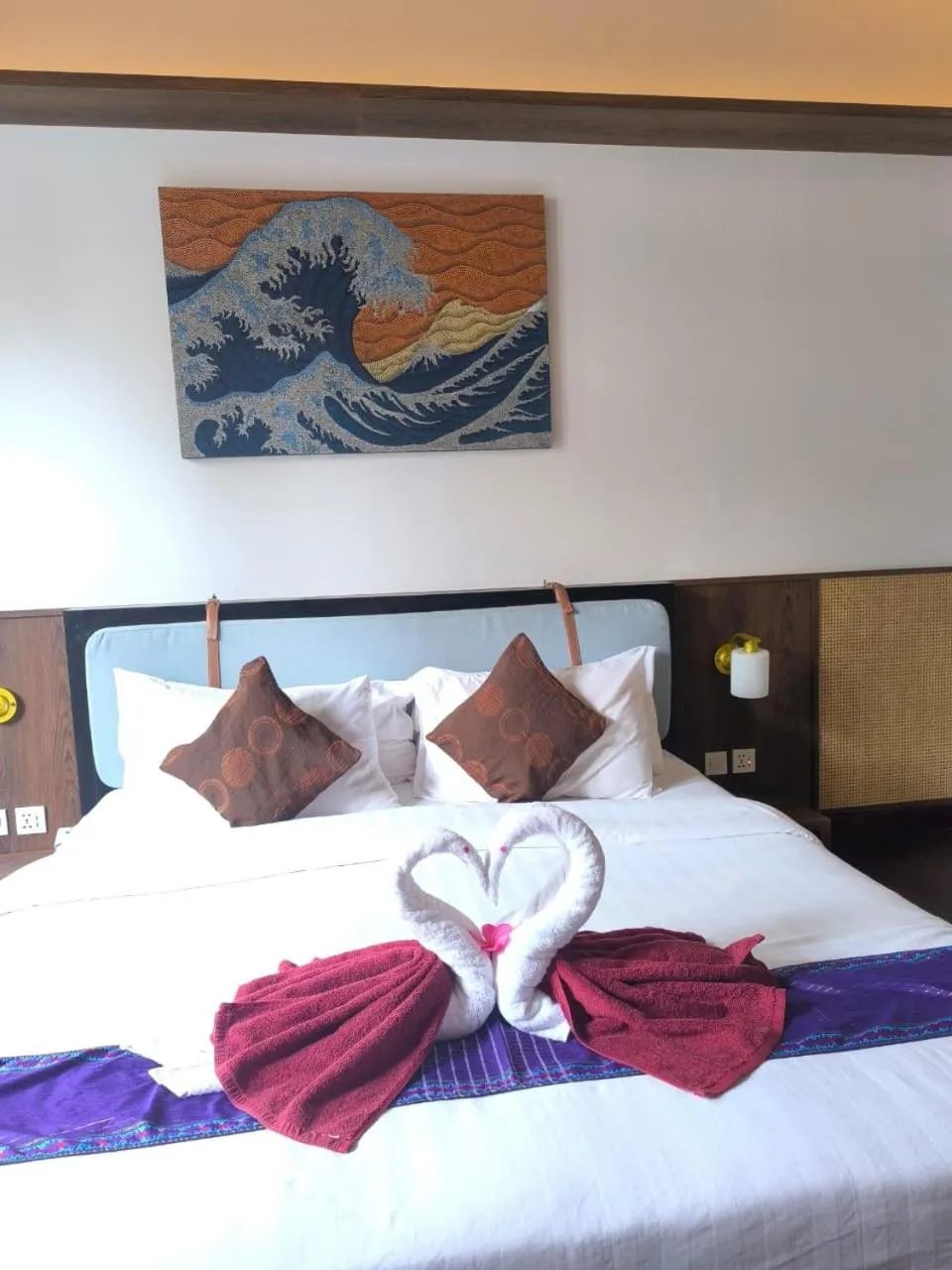 Decorative detail, Bed in The Trawangan Resort