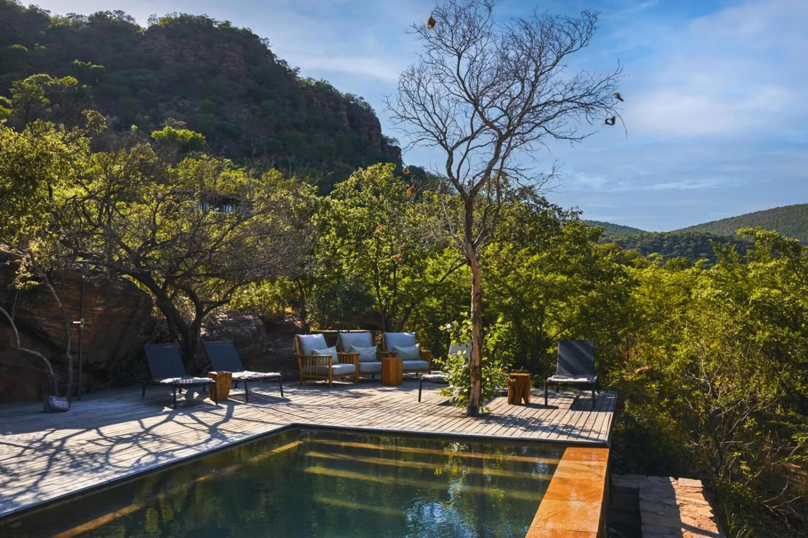 Swimming pool in Marataba Mountain Lodge