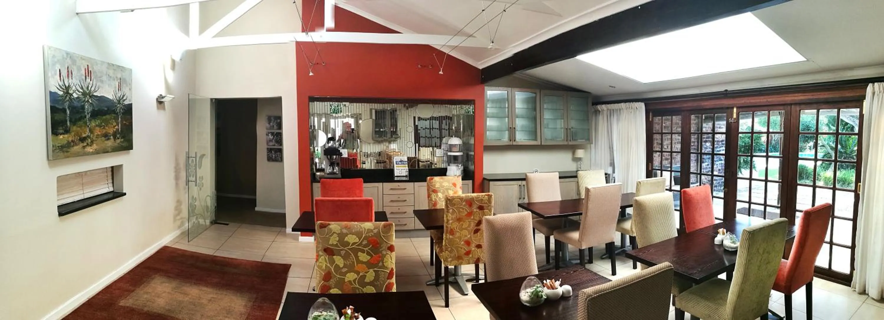 Restaurant/places to eat in Gardenview Guest House