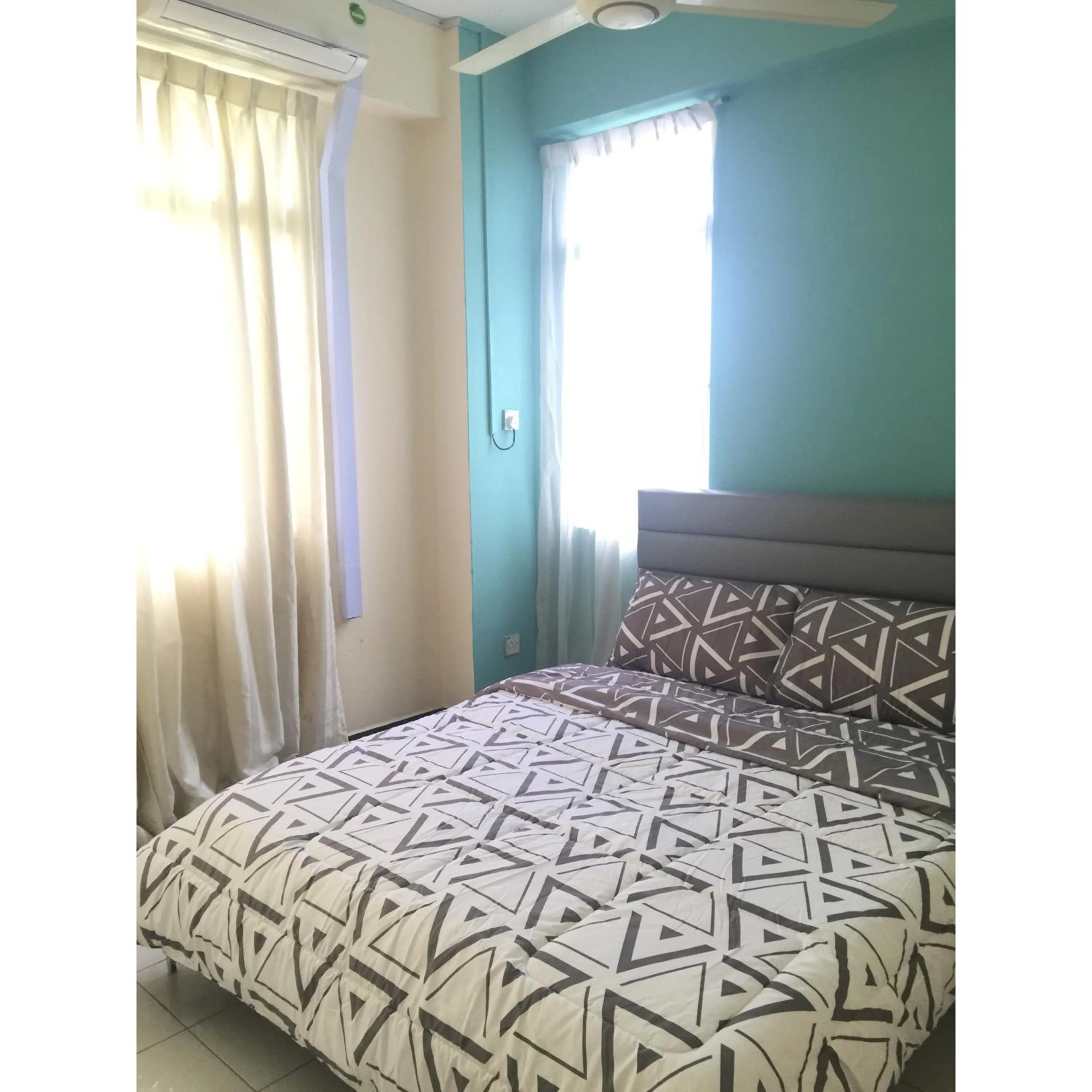 Bedroom, Bed in 3BR Apartment at Kumbang Pasang BSB