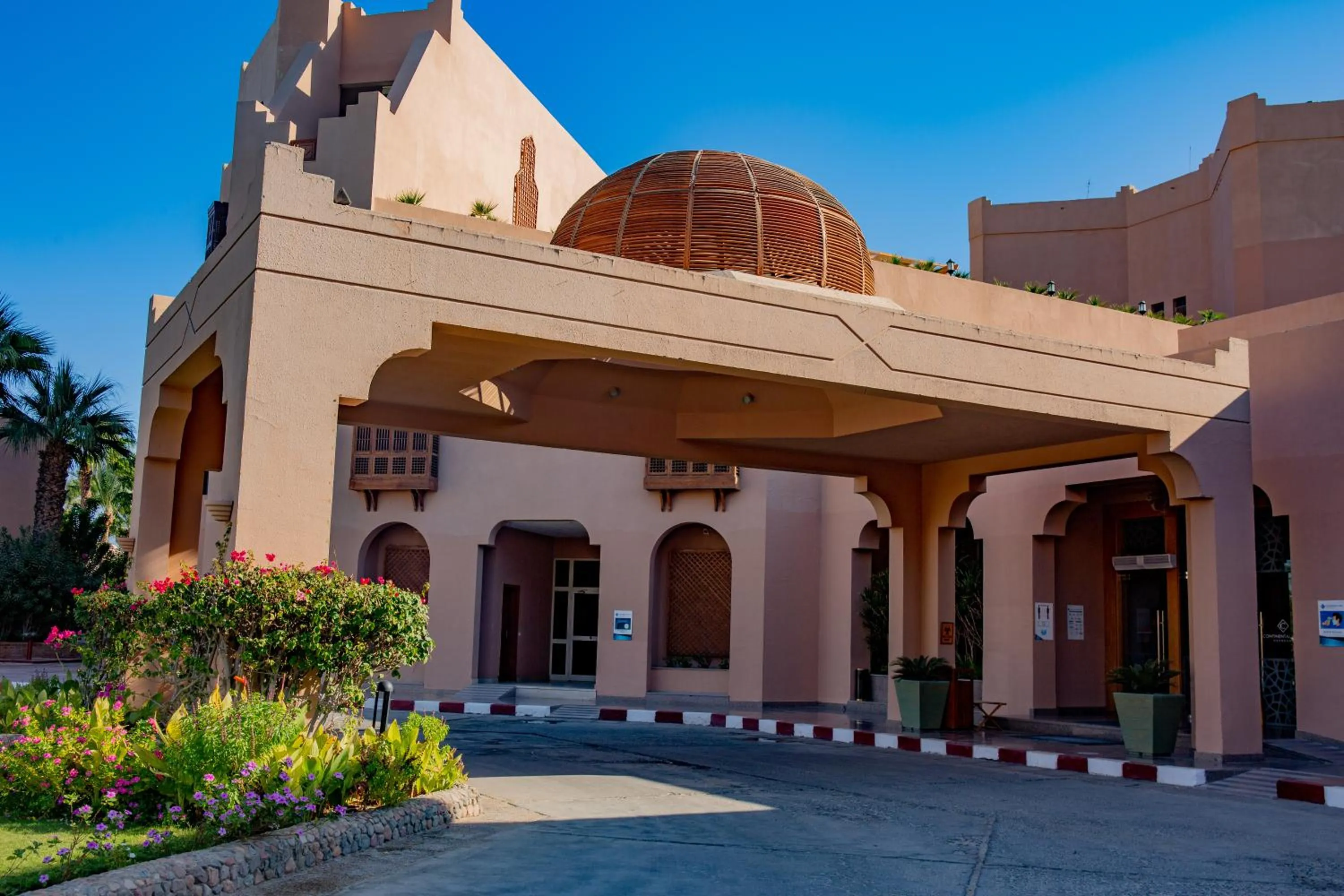 Facade/entrance in Continental Hotel Hurghada