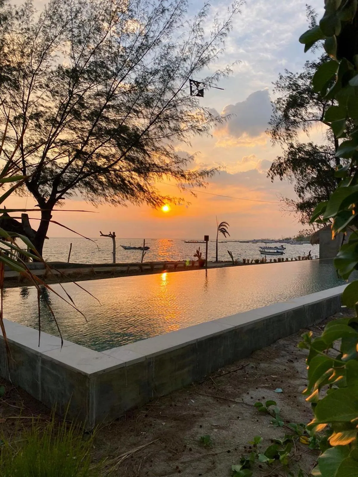 Sunset in 7SEAS Cottages