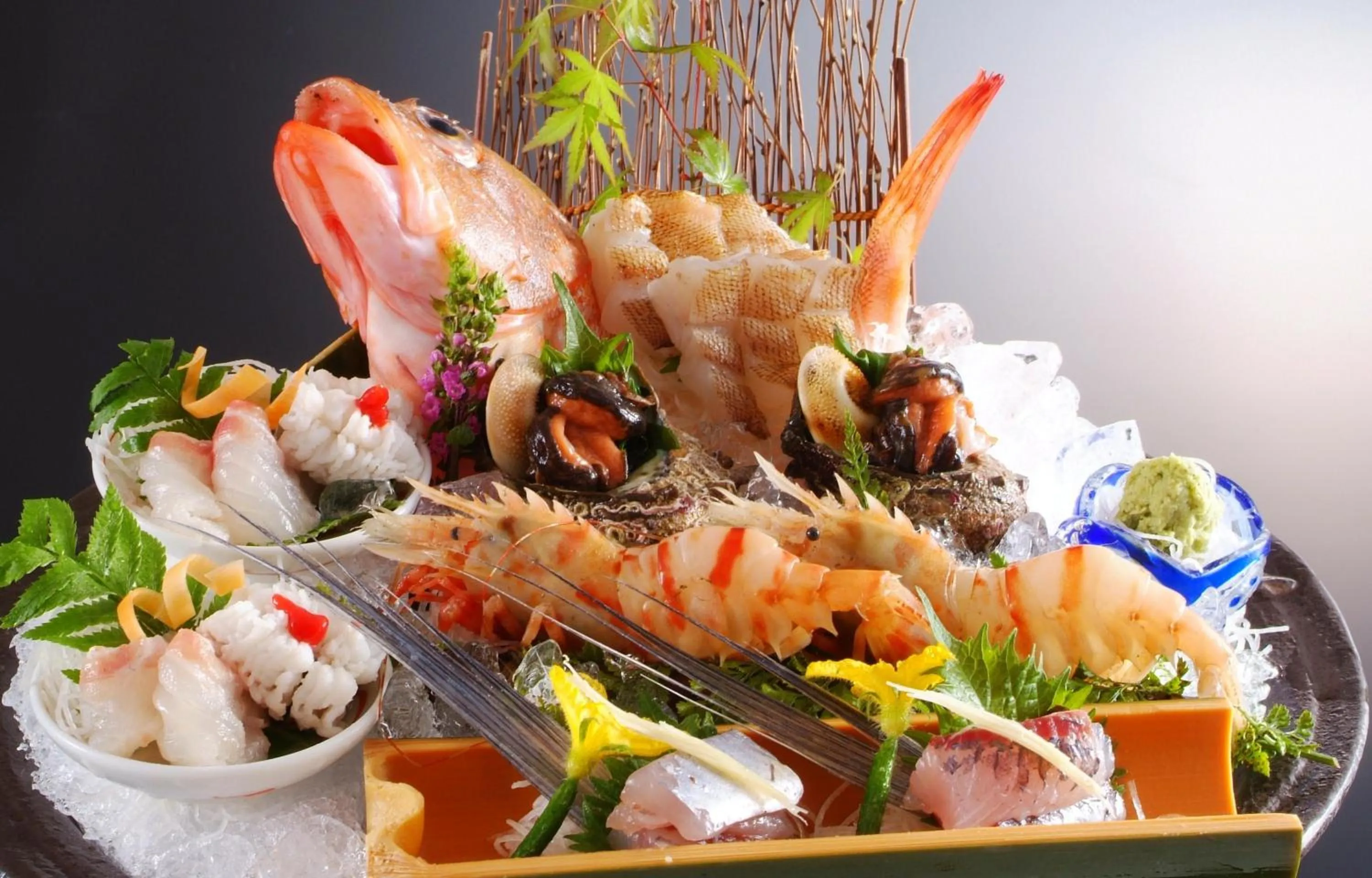 Food in Kinosaki Onsen Nishimuraya Hotel Shogetsutei