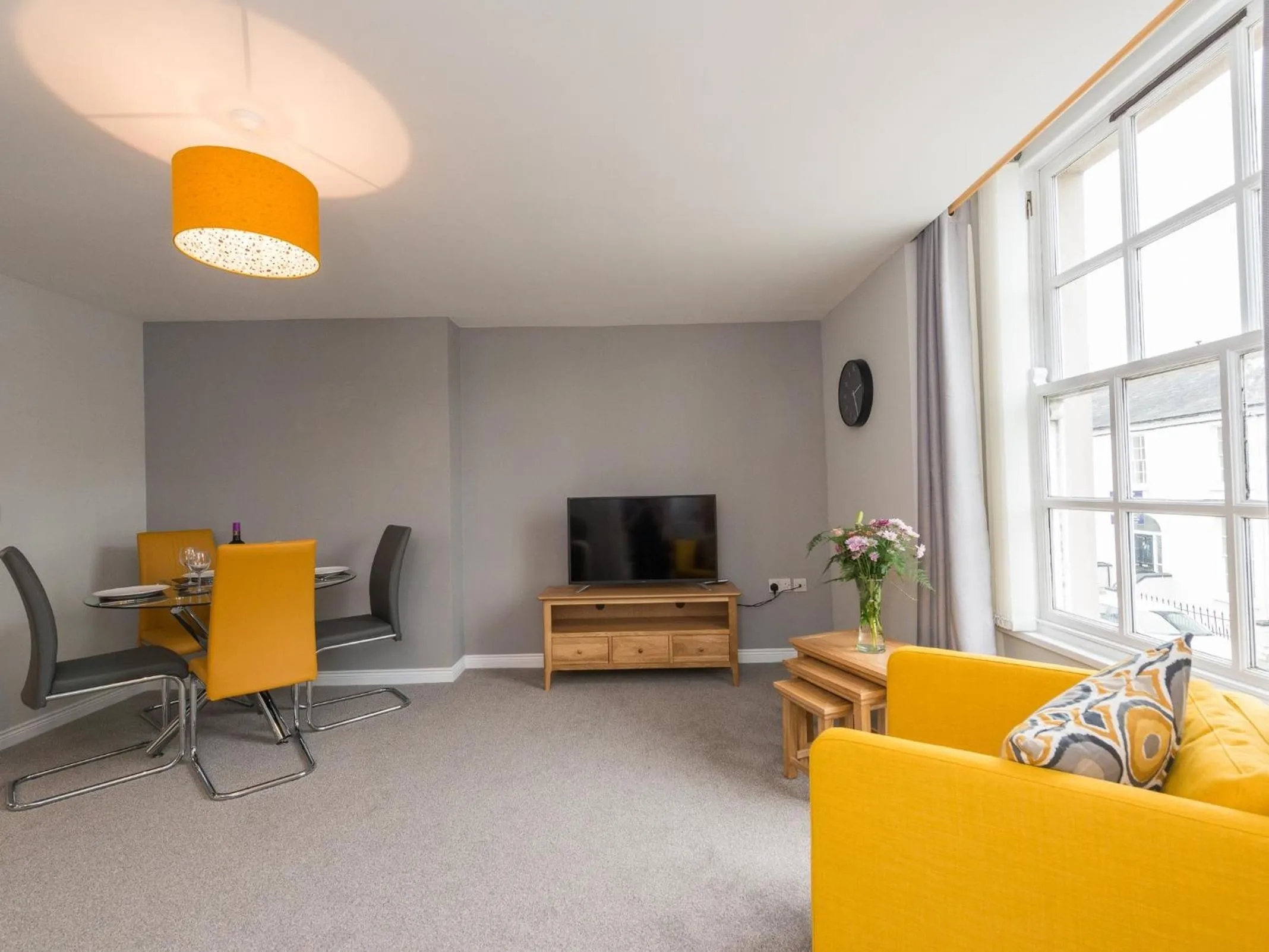 Living room in Hamilton House Holiday Apartment