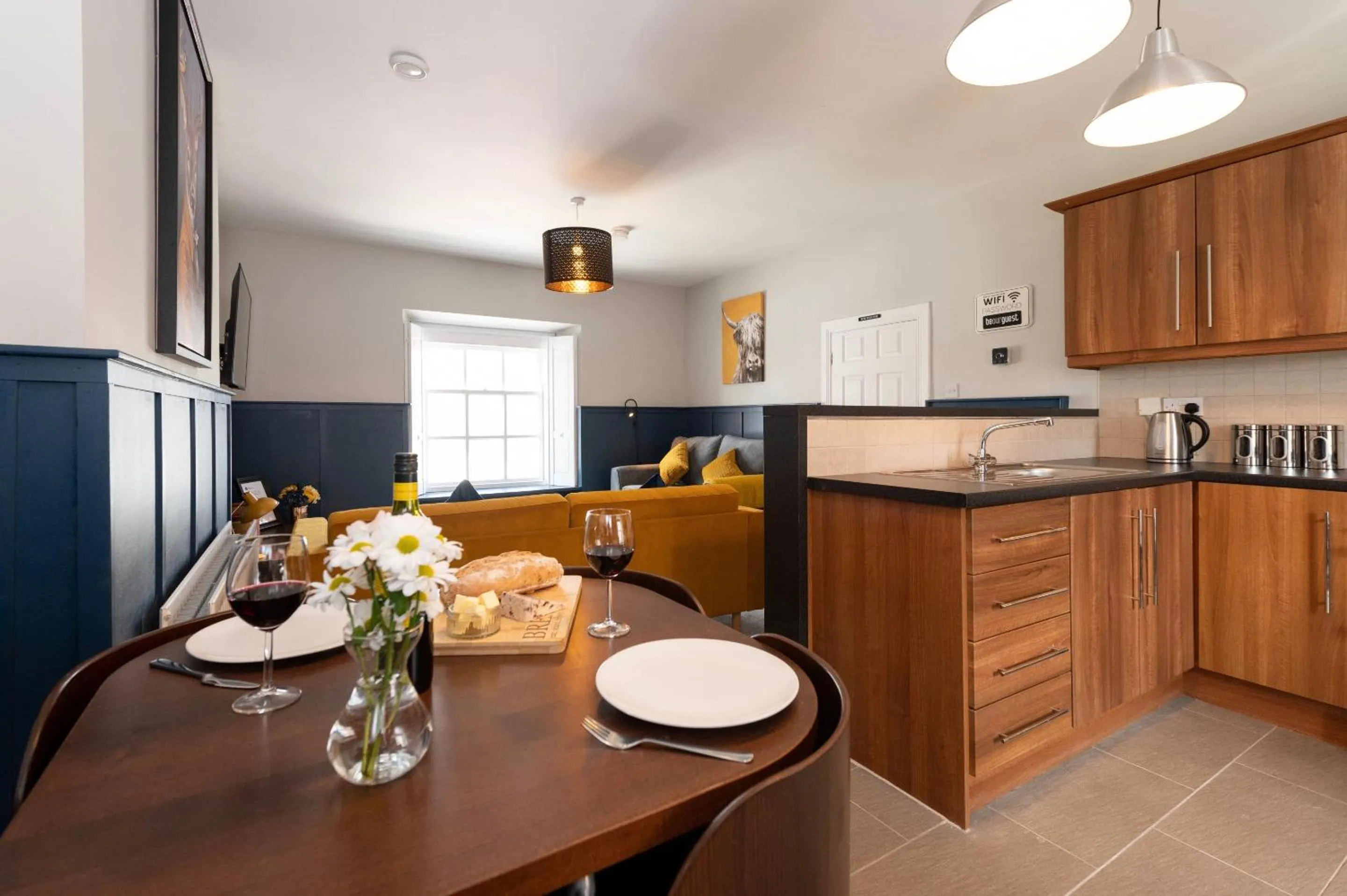 Kitchen or kitchenette in Hamilton House Holiday Apartment