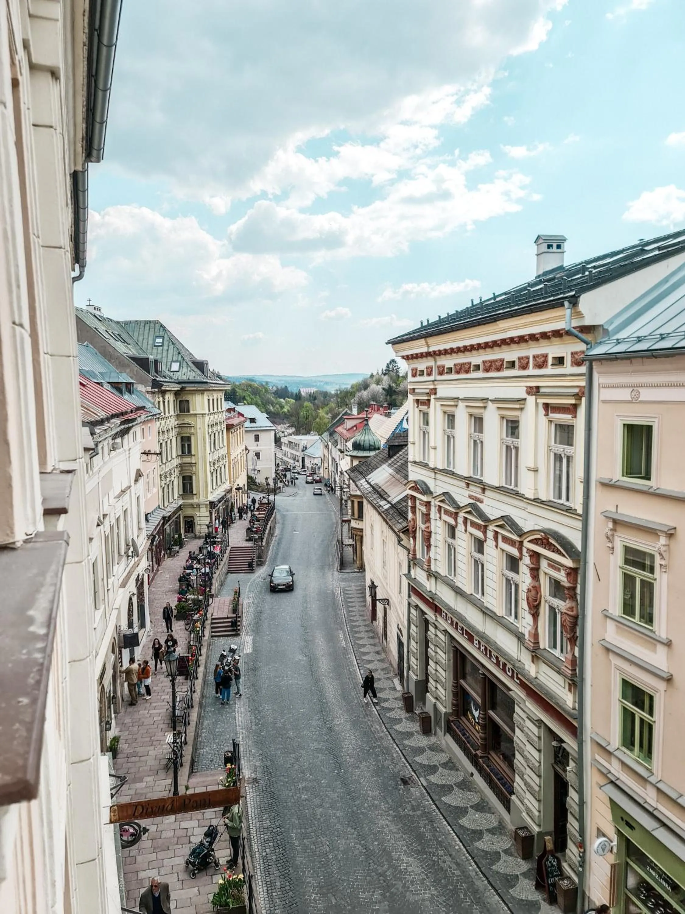 Property building in Divná pani Luxury Gallery Rooms